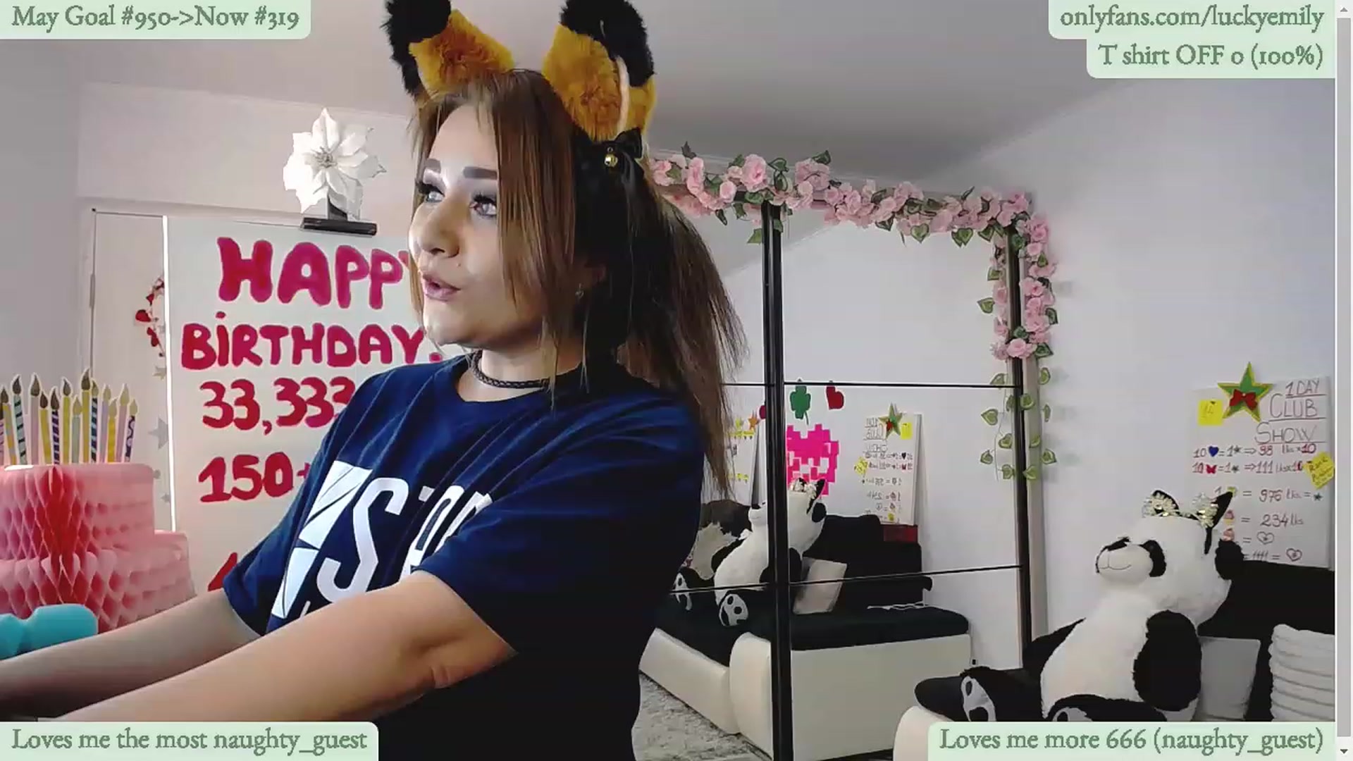 Gallery image thumbnail from Lucky_Emily's myfreecams stream on, 05/03/2023, 10:13 image 16 of 20