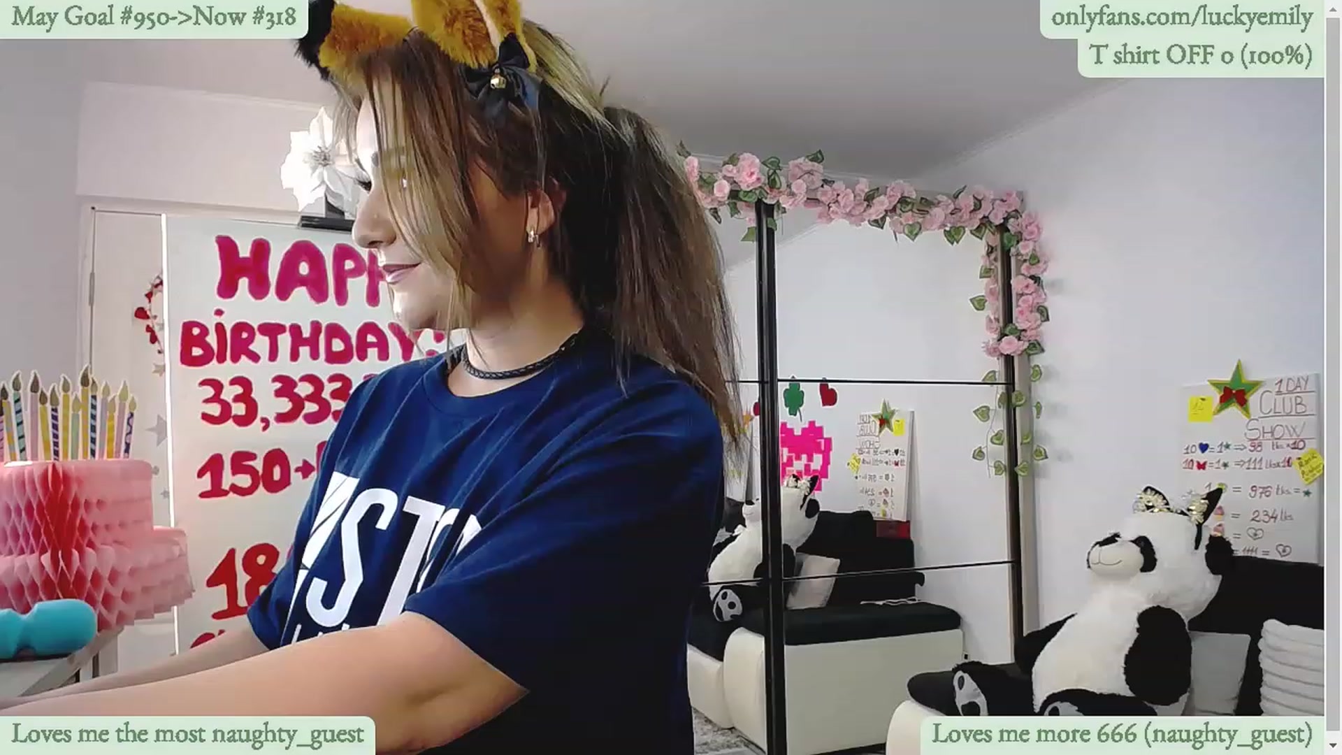 Gallery image thumbnail from Lucky_Emily's myfreecams stream on, 05/03/2023, 10:13 image 18 of 20