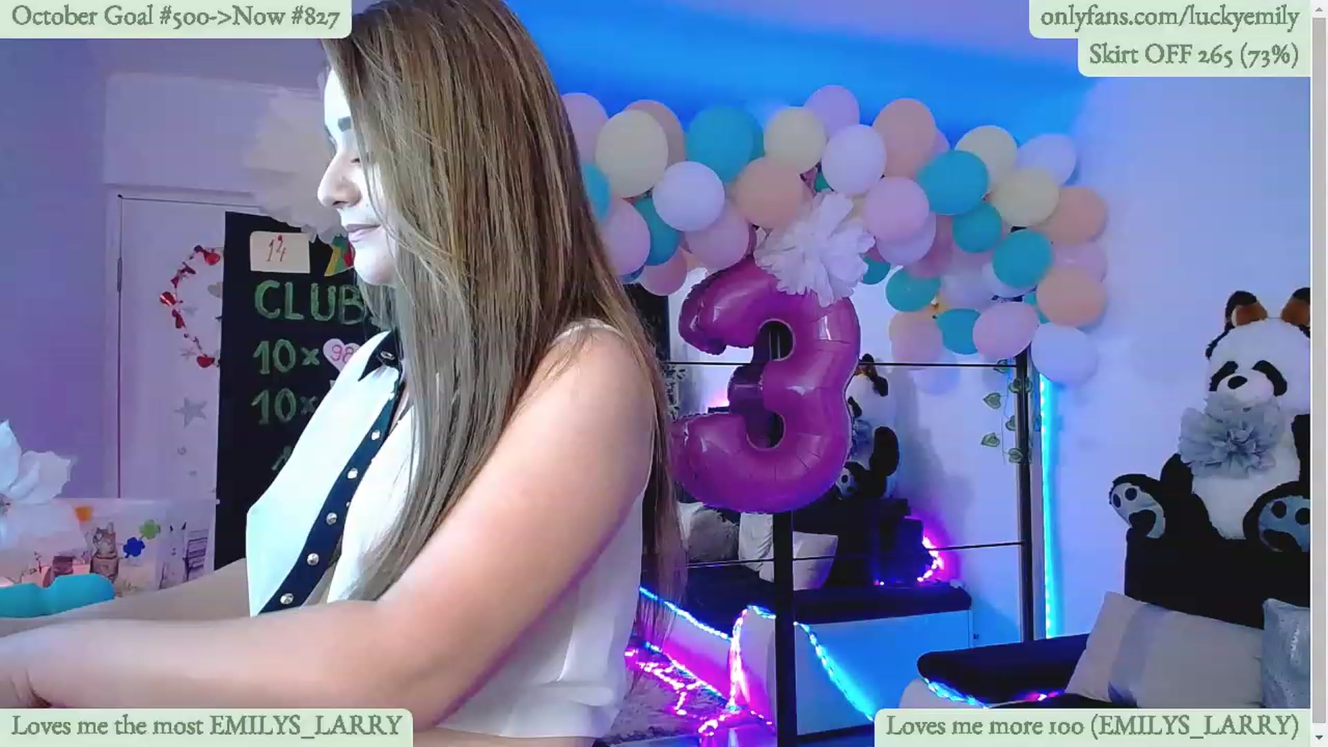 Gallery image thumbnail from Lucky_Emily's myfreecams stream on, 10/06/2023, 08:38 image 13 of 20