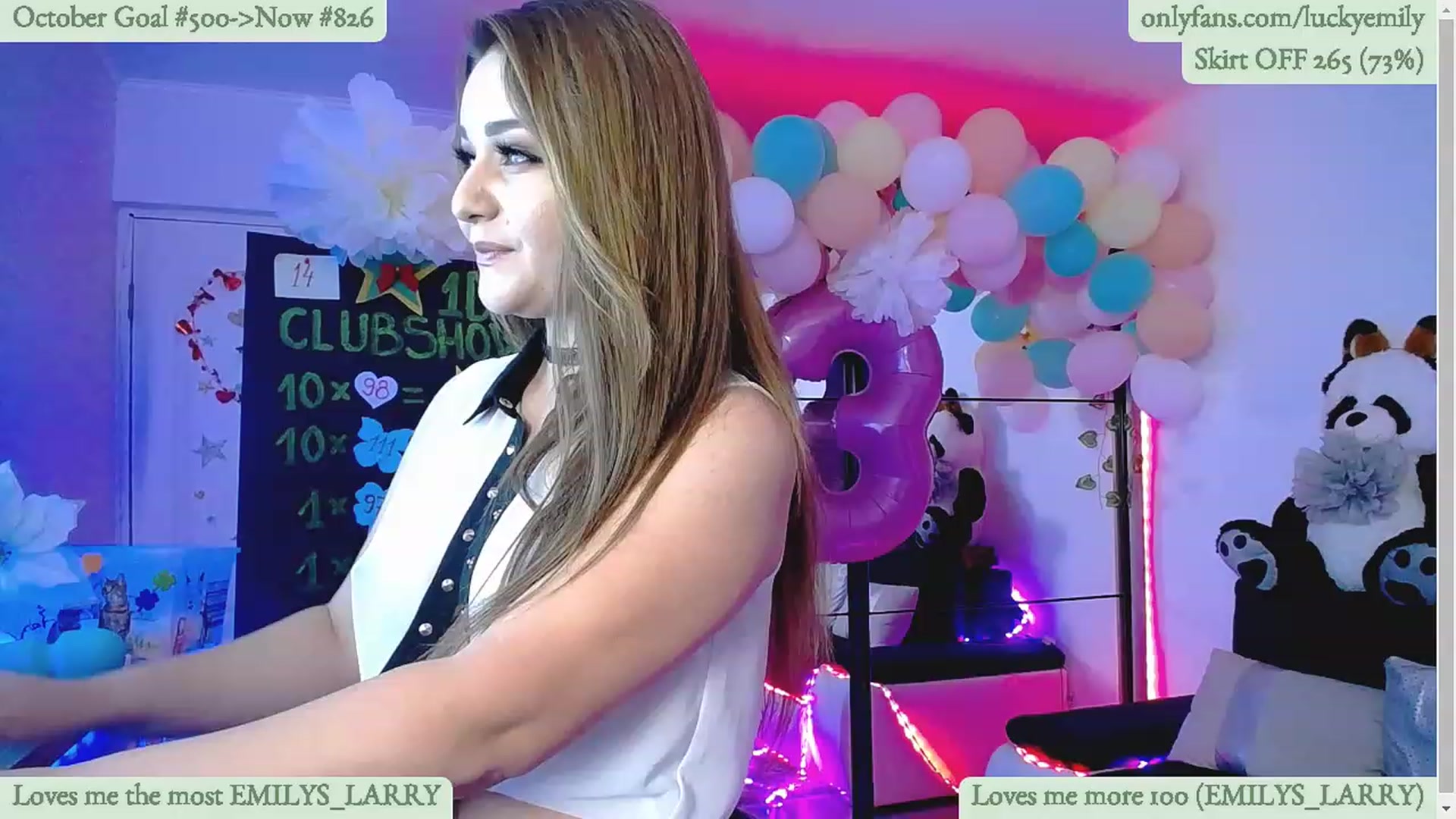 Gallery image thumbnail from Lucky_Emily's myfreecams stream on, 10/06/2023, 08:38 image 12 of 20