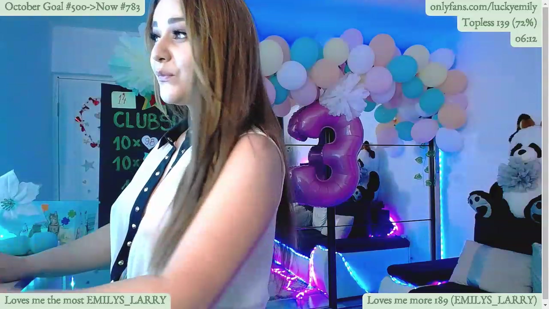 Gallery image thumbnail from Lucky_Emily's myfreecams stream on, 10/06/2023, 08:38 image 18 of 20
