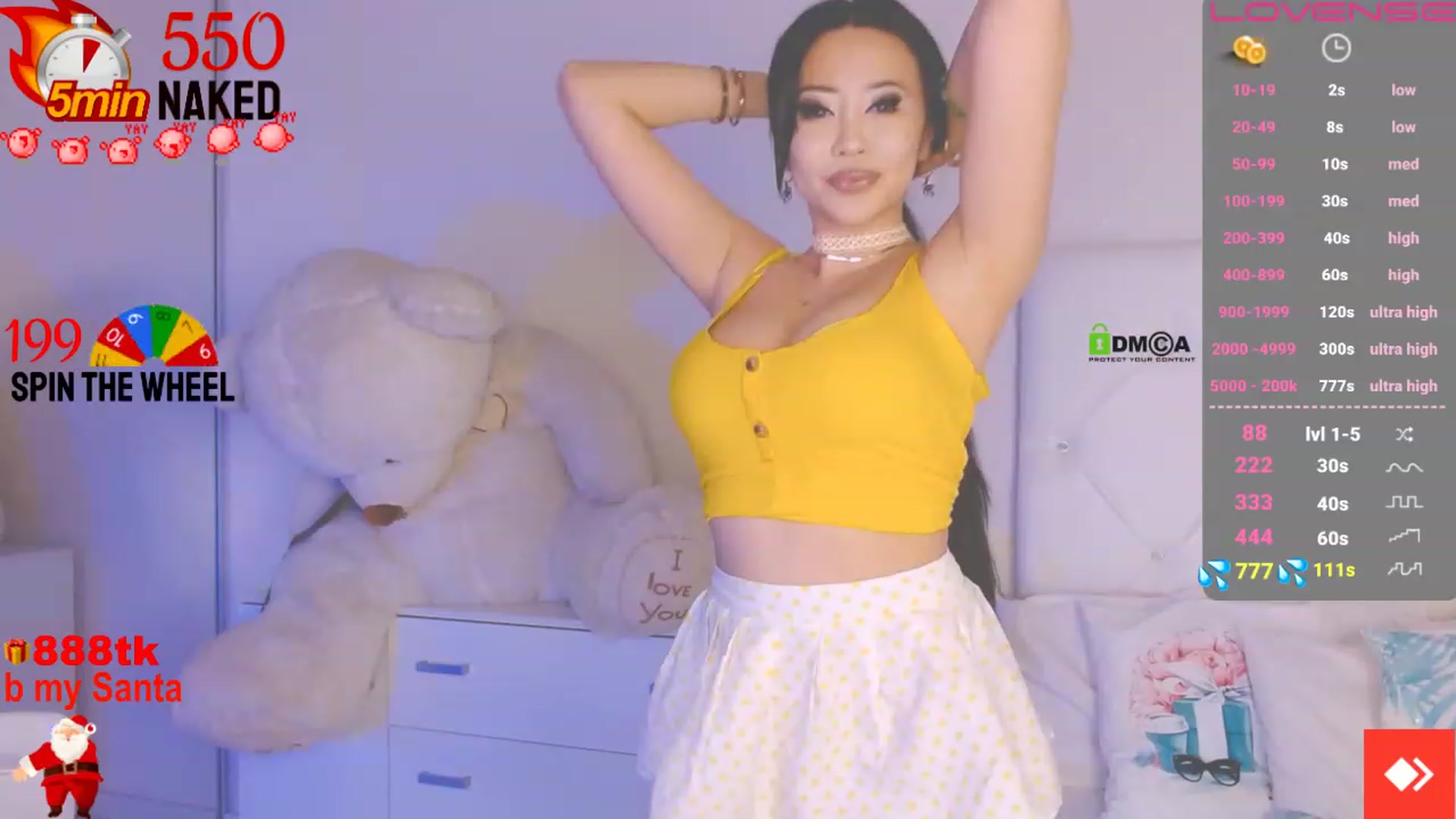 Gallery image thumbnail from Lucky_Star888's myfreecams stream on, 12/25/2022, 11:11 image 5 of 20