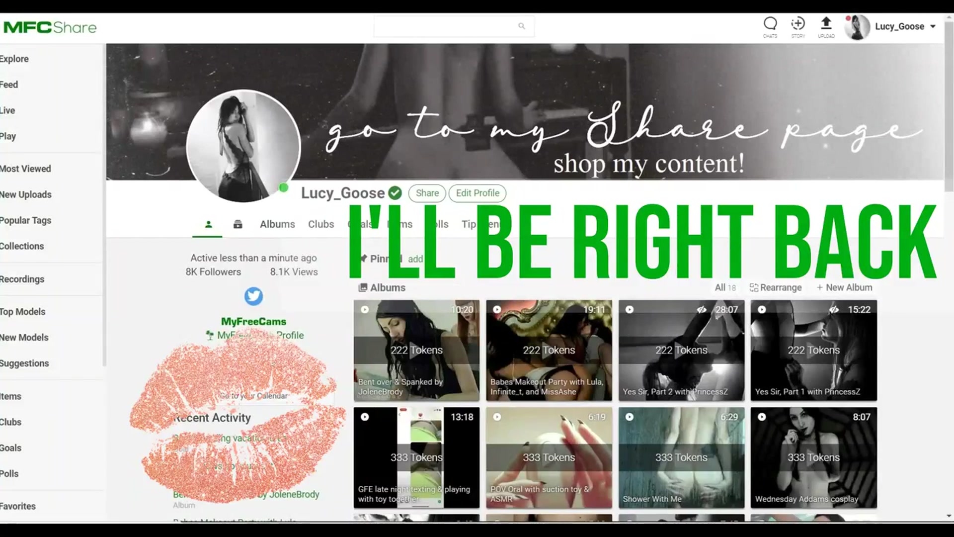 Gallery image thumbnail from Lucy_Goose's myfreecams stream on, 02/03/2024, 06:58 image 16 of 20