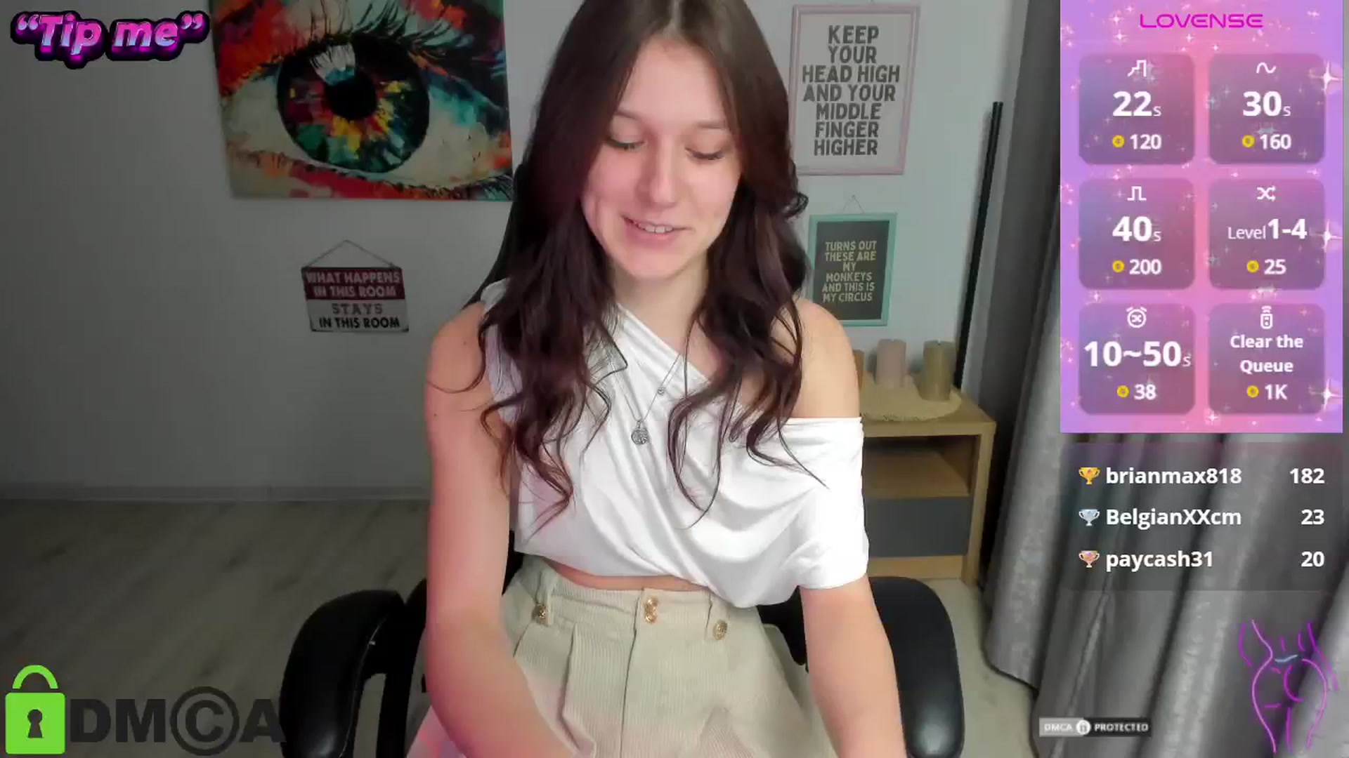 Gallery image thumbnail from Luiza_'s myfreecams stream on, 12/04/2024, 16:15 image 20 of 20