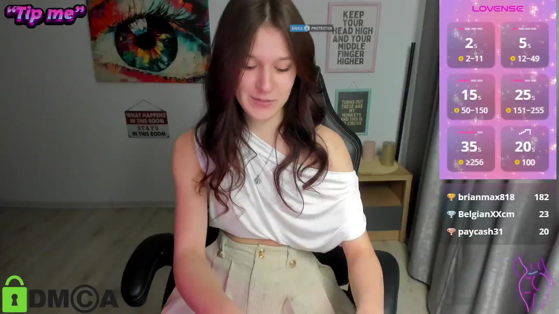 Gallery image thumbnail from Luiza_'s myfreecams stream on, 12/04/2024, 16:15 image 19 of 20