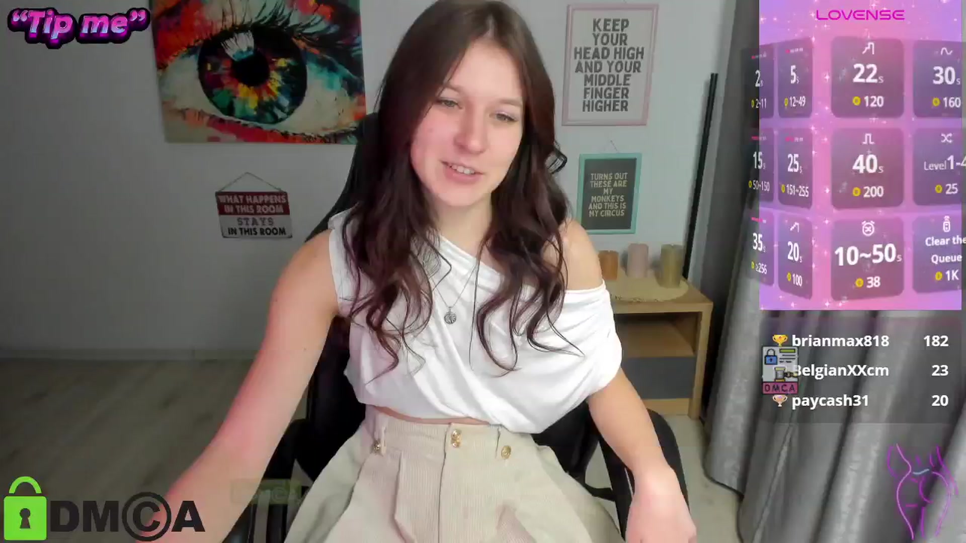 Gallery image thumbnail from Luiza_'s myfreecams stream on, 12/04/2024, 16:15 image 15 of 20