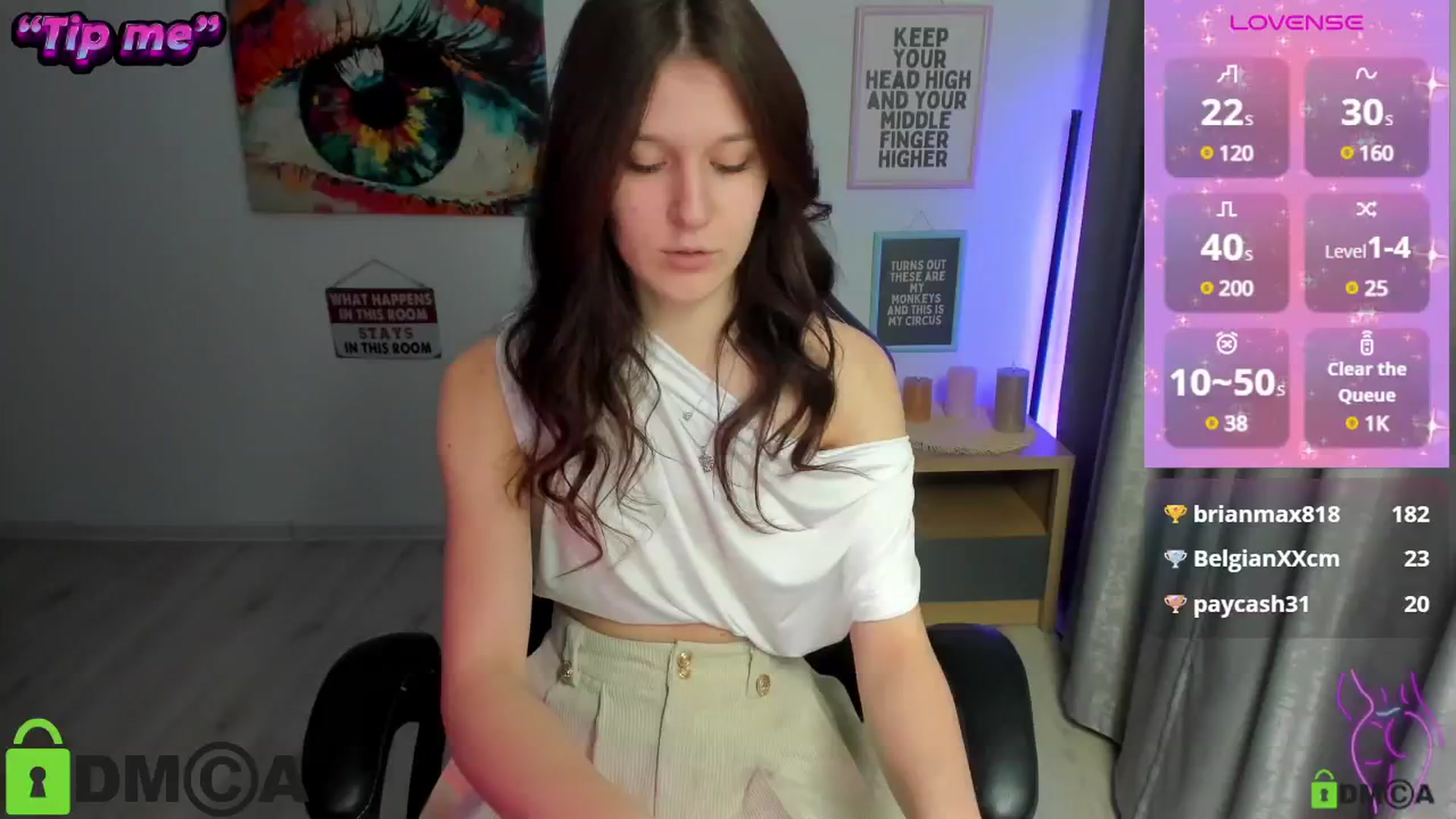 Gallery image thumbnail from Luiza_'s myfreecams stream on, 12/04/2024, 16:15 image 2 of 20