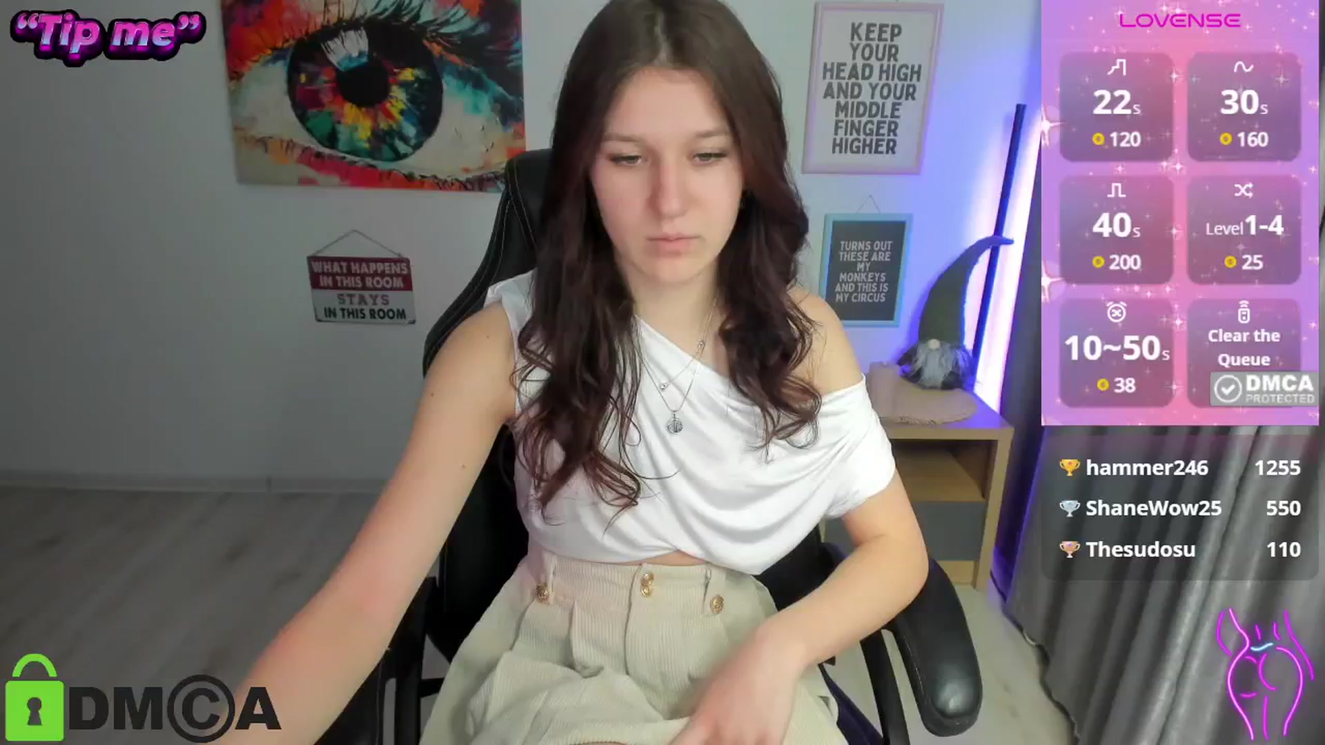 Gallery image thumbnail from Luiza_'s myfreecams stream on, 12/16/2024, 19:15 image 16 of 20