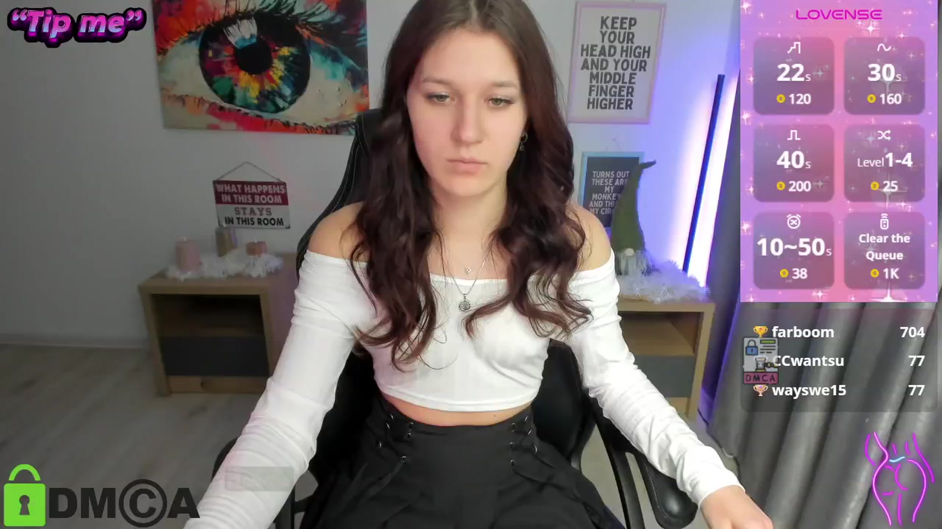 Gallery image thumbnail from Luiza_'s myfreecams stream on, 12/17/2024, 18:28 image 10 of 20