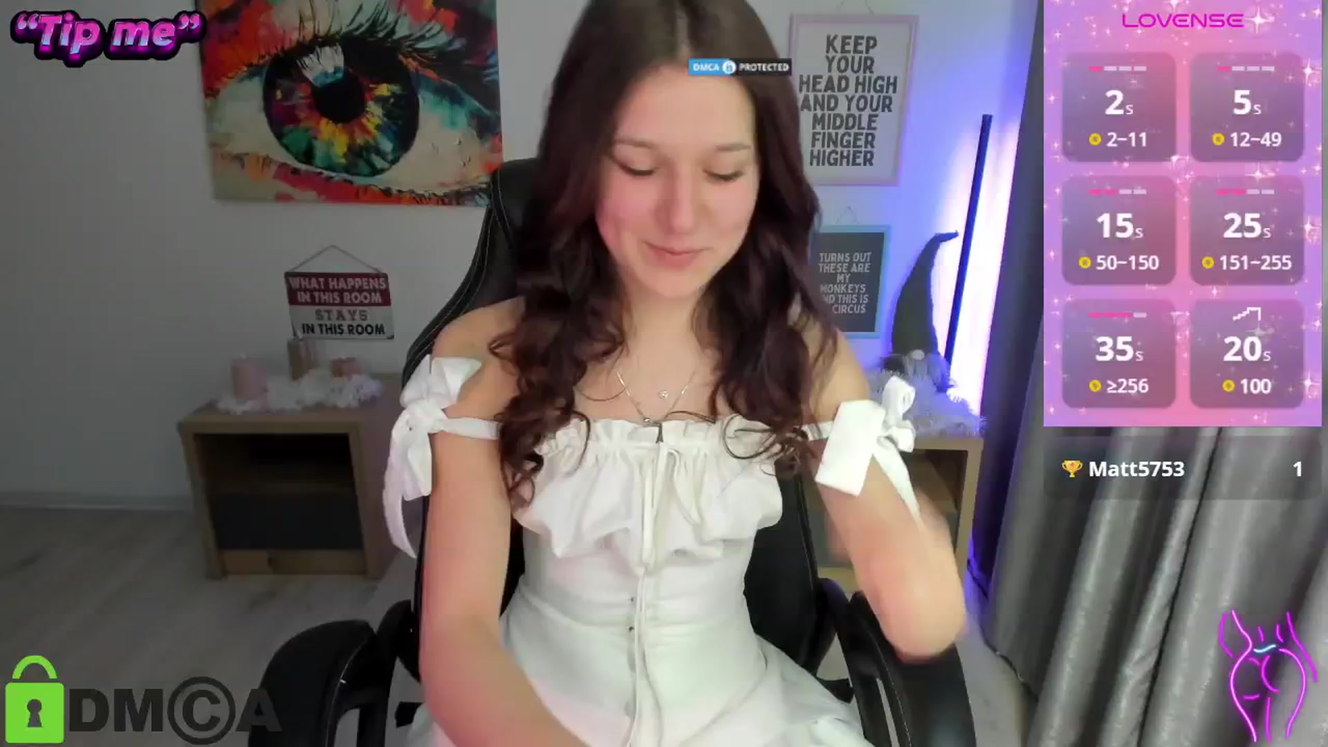 Gallery image thumbnail from Luiza_'s myfreecams stream on, 12/27/2024, 13:21 image 3 of 20