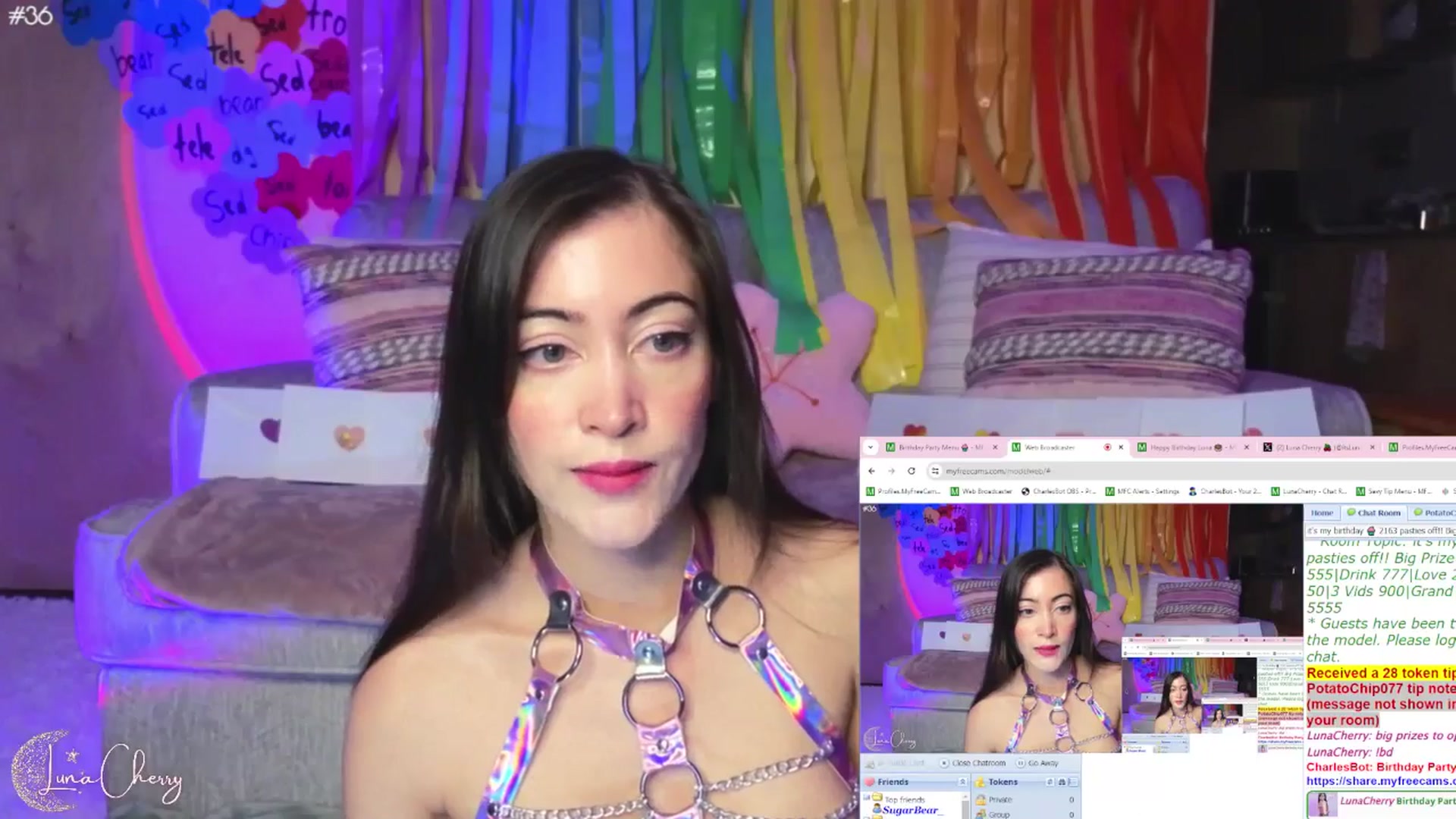 Gallery image thumbnail from LunaCherry's myfreecams stream on, 07/01/2024, 05:07 image 3 of 20