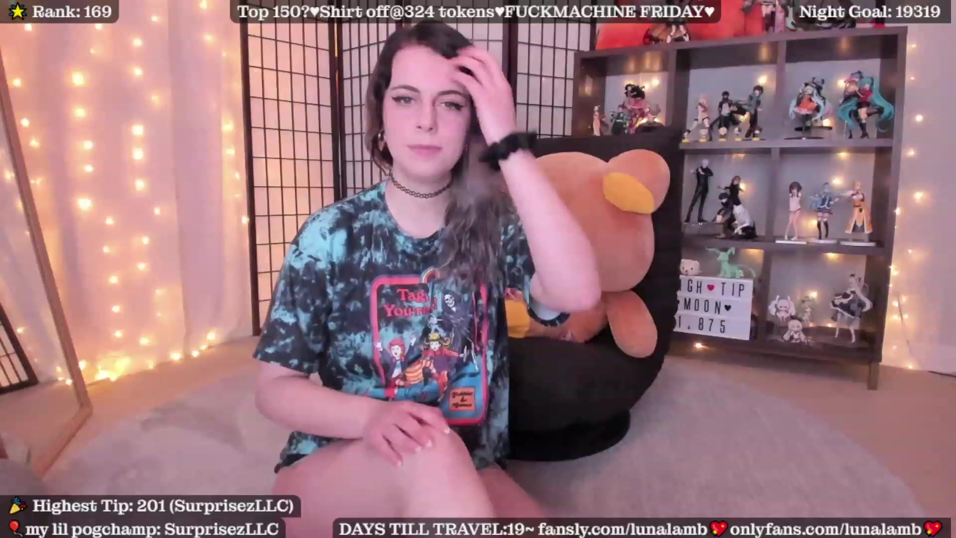 Gallery image thumbnail from LunaLamb's myfreecams stream on, 12/03/2022, 05:17 image 5 of 20