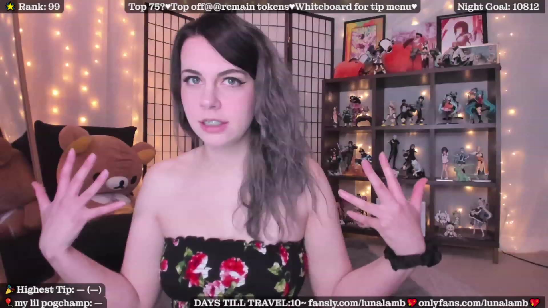 Gallery image thumbnail from LunaLamb's myfreecams stream on, 12/14/2022, 22:49 image 1 of 20