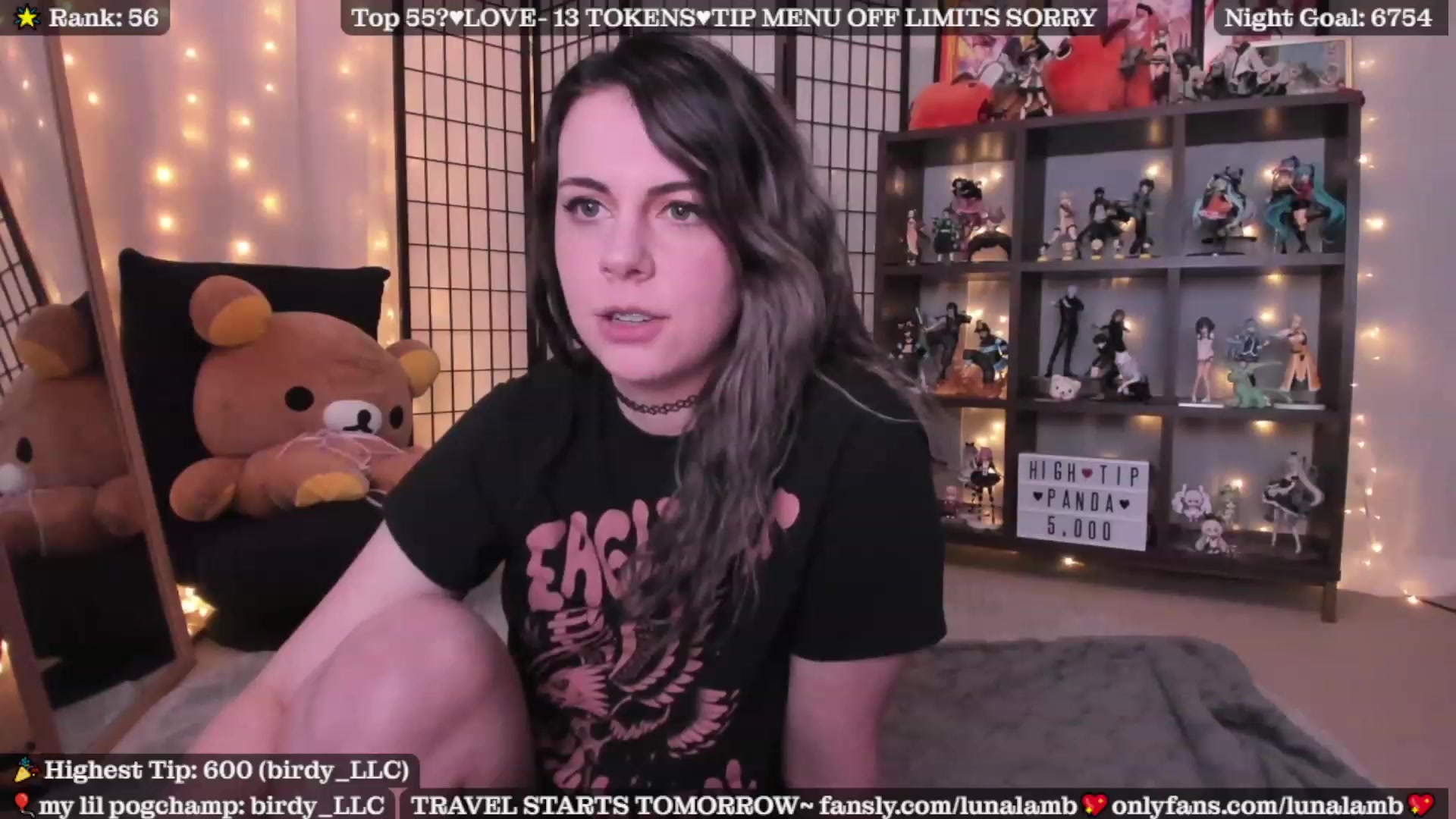 Gallery image thumbnail from LunaLamb's myfreecams stream on, 12/20/2022, 04:50 image 6 of 20