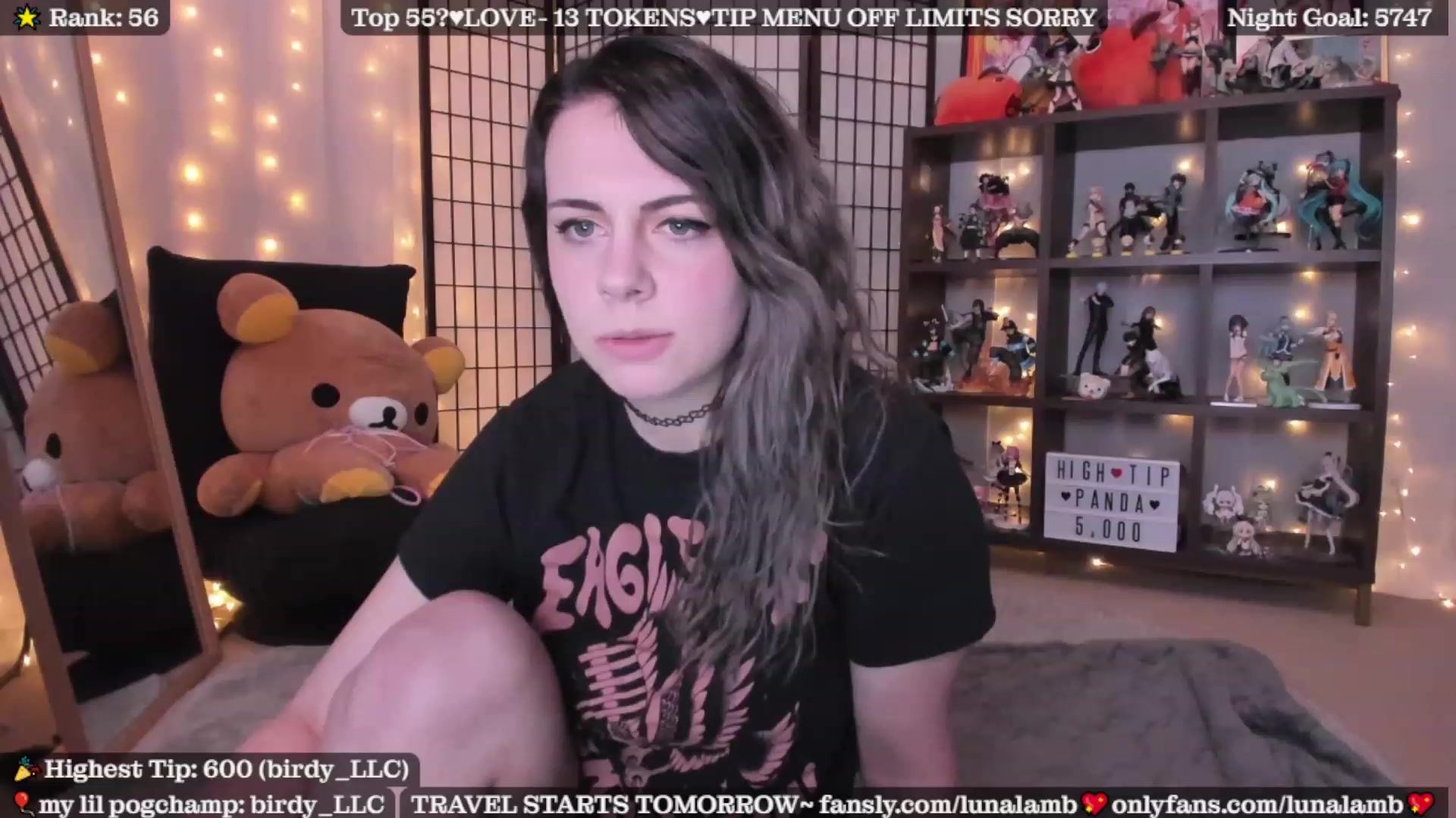 Gallery image thumbnail from LunaLamb's myfreecams stream on, 12/20/2022, 04:50 image 14 of 20