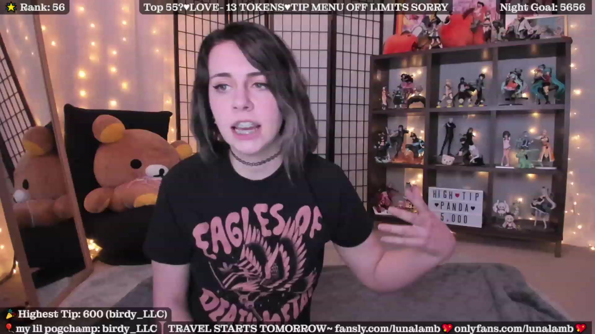 Gallery image thumbnail from LunaLamb's myfreecams stream on, 12/20/2022, 04:50 image 19 of 20