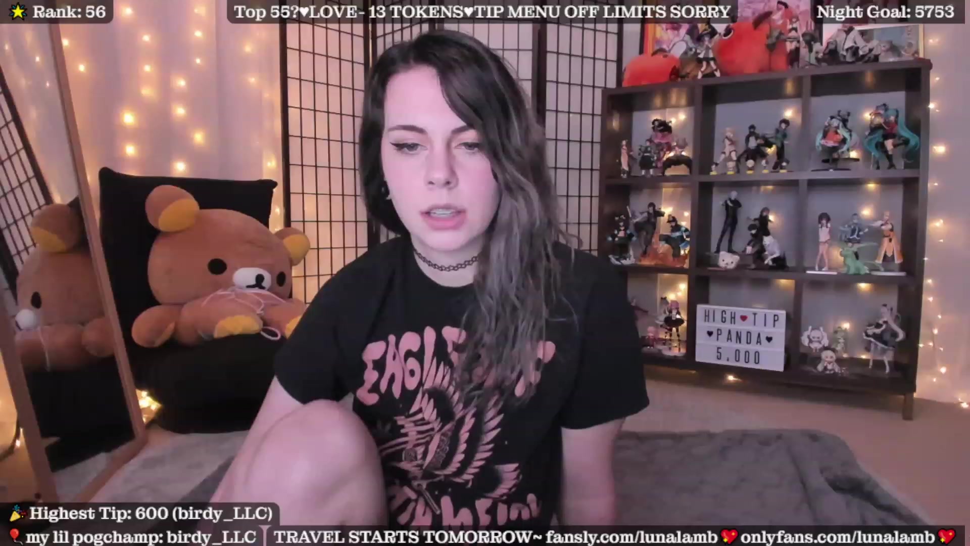 Gallery image thumbnail from LunaLamb's myfreecams stream on, 12/20/2022, 04:50 image 13 of 20