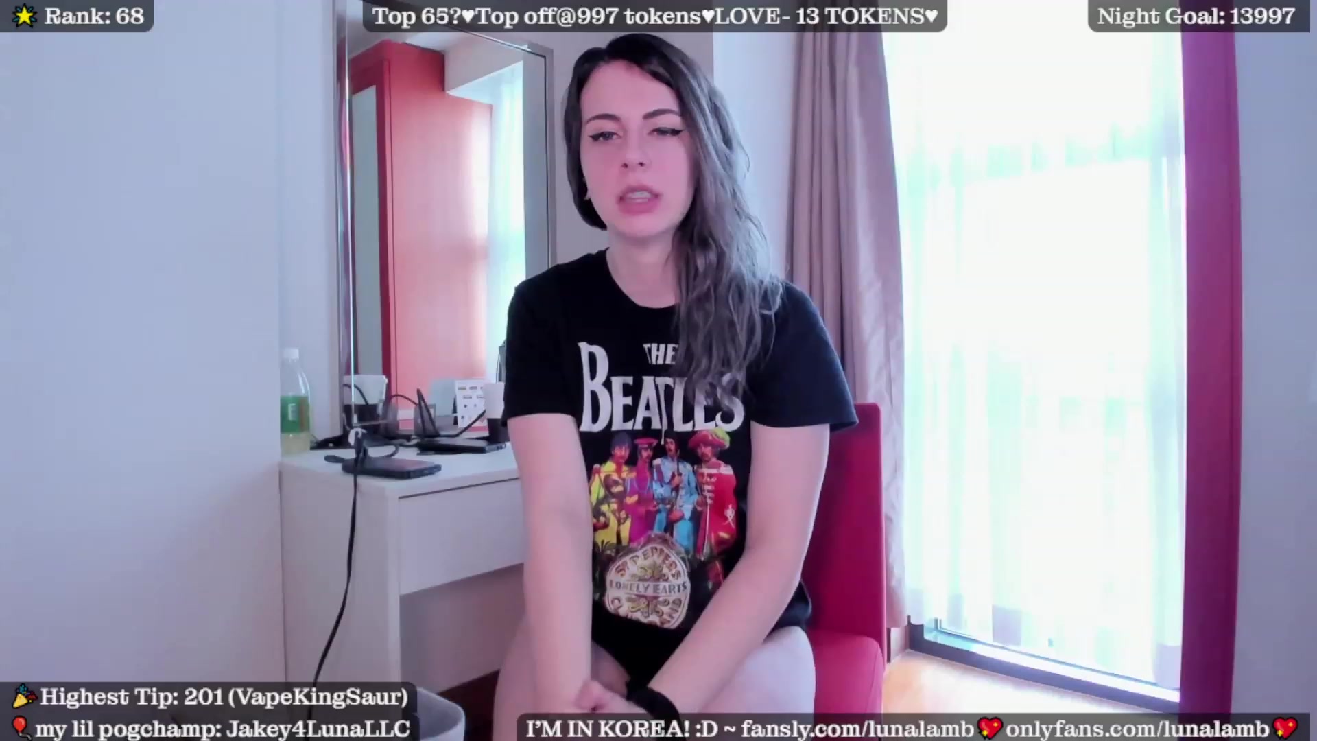 Gallery image thumbnail from LunaLamb's myfreecams stream on, 12/24/2022, 04:47 image 6 of 20