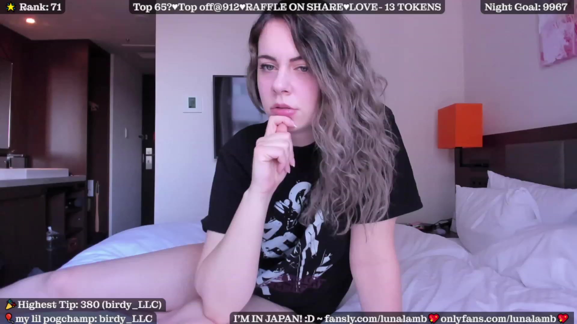 Gallery image thumbnail from LunaLamb's myfreecams stream on, 01/12/2023, 03:30 image 9 of 20