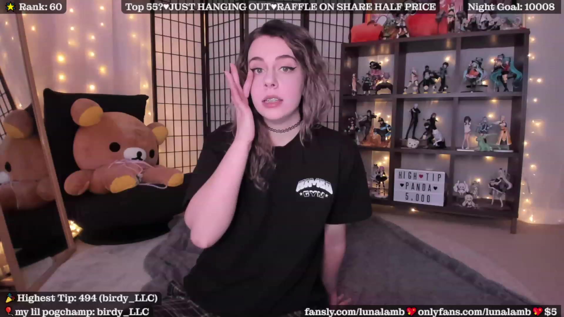 Gallery image thumbnail from LunaLamb's myfreecams stream on, 01/23/2023, 04:42 image 3 of 20