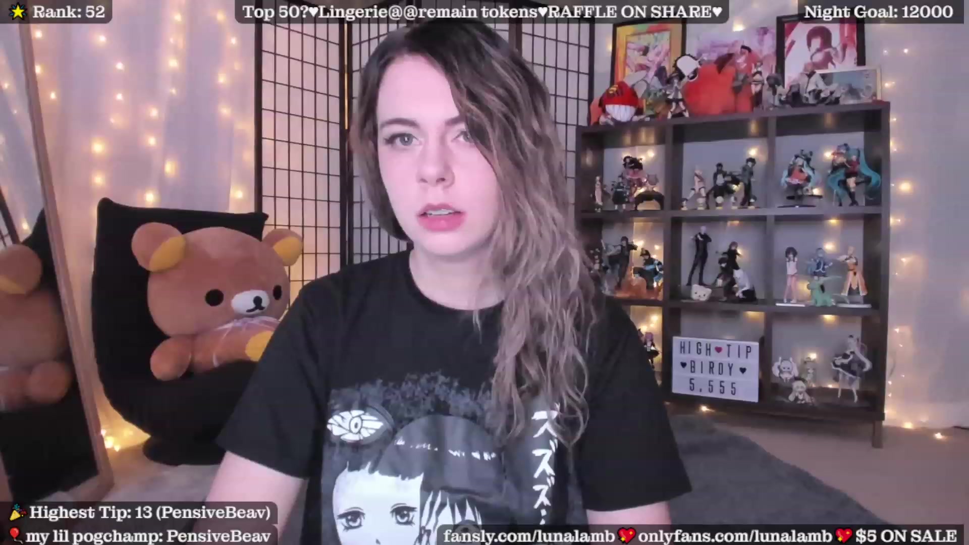 Gallery image thumbnail from LunaLamb's myfreecams stream on, 01/27/2023, 05:41 image 1 of 20