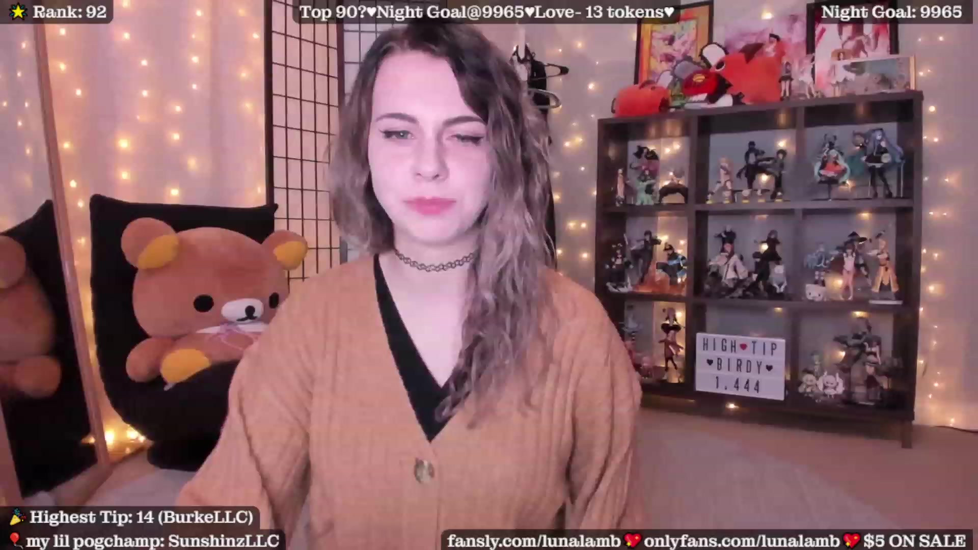 Gallery image thumbnail from LunaLamb's myfreecams stream on, 02/08/2023, 05:28 image 2 of 20