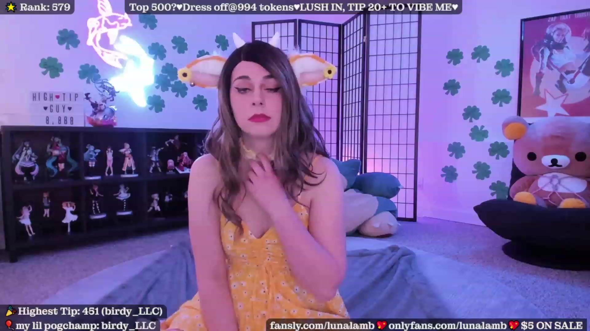 Gallery image thumbnail from LunaLamb's myfreecams stream on, 03/05/2023, 05:54 image 7 of 20
