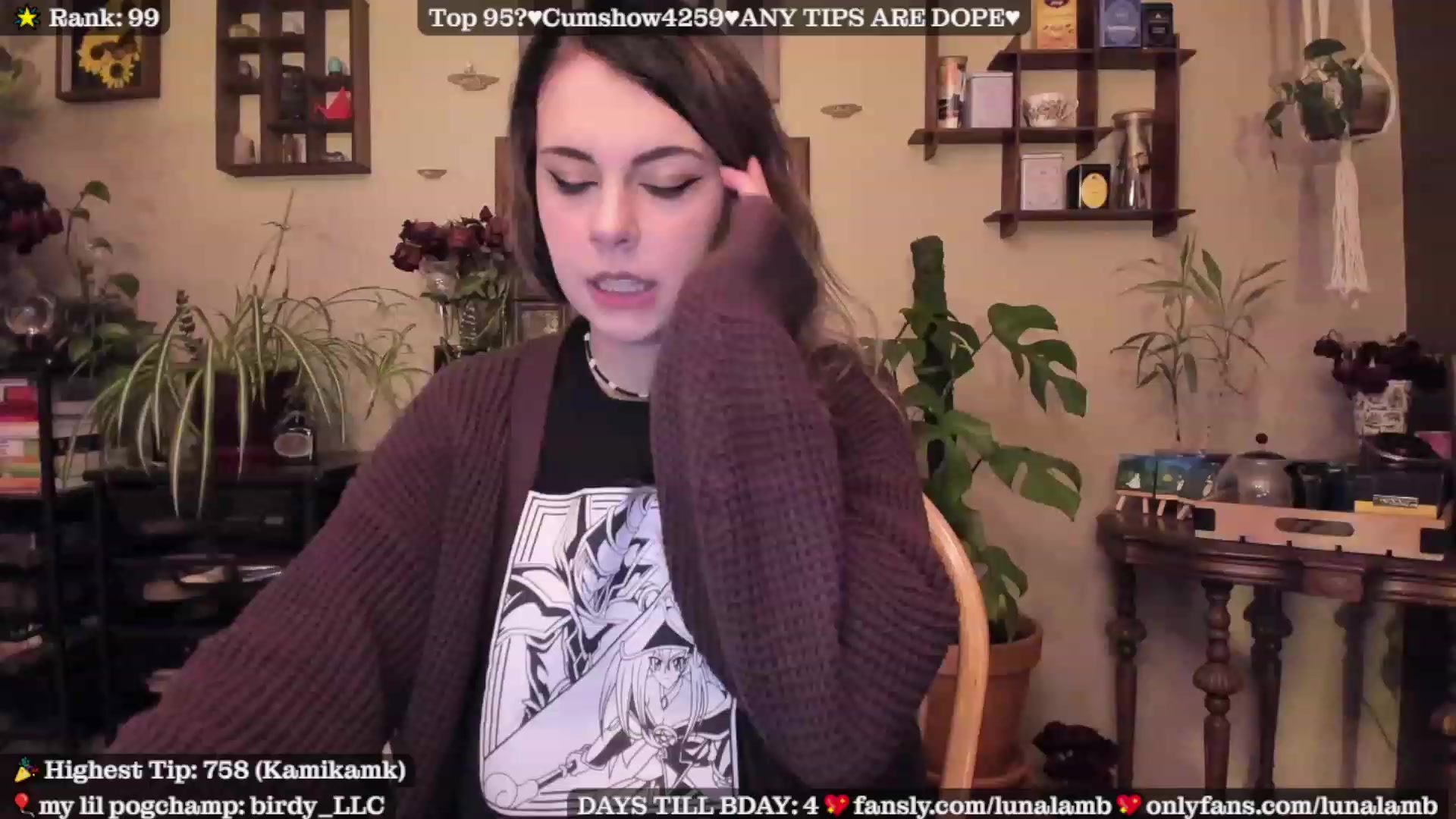 Gallery image thumbnail from LunaLamb's myfreecams stream on, 03/29/2023, 02:39 image 20 of 20