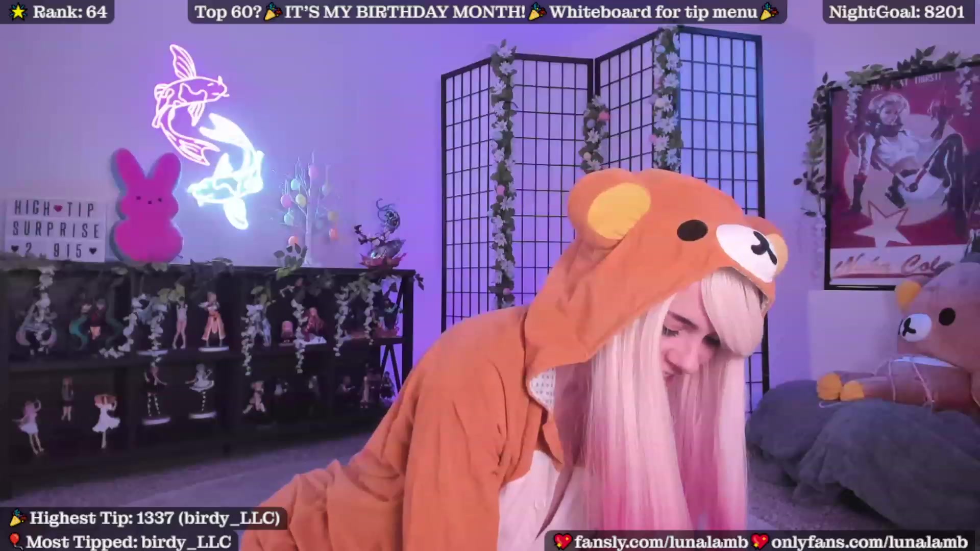 Gallery image thumbnail from LunaLamb's myfreecams stream on, 04/07/2023, 03:24 image 3 of 20