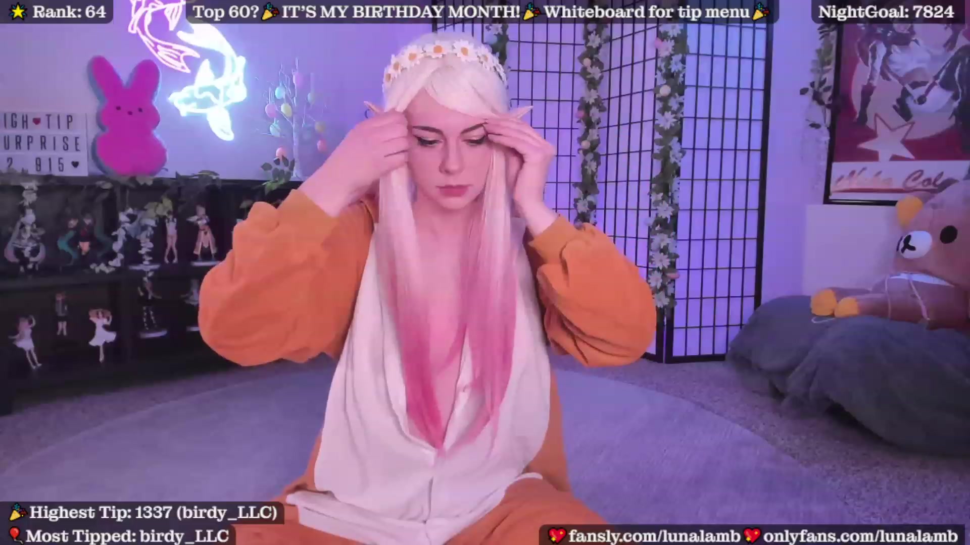 Gallery image thumbnail from LunaLamb's myfreecams stream on, 04/07/2023, 03:24 image 6 of 20