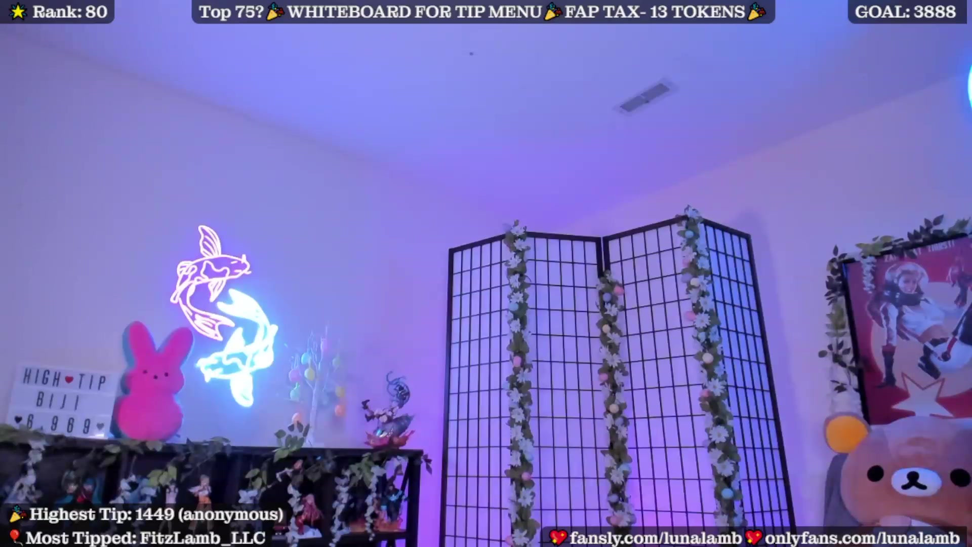 Gallery image thumbnail from LunaLamb's myfreecams stream on, 05/01/2023, 02:35 image 19 of 20