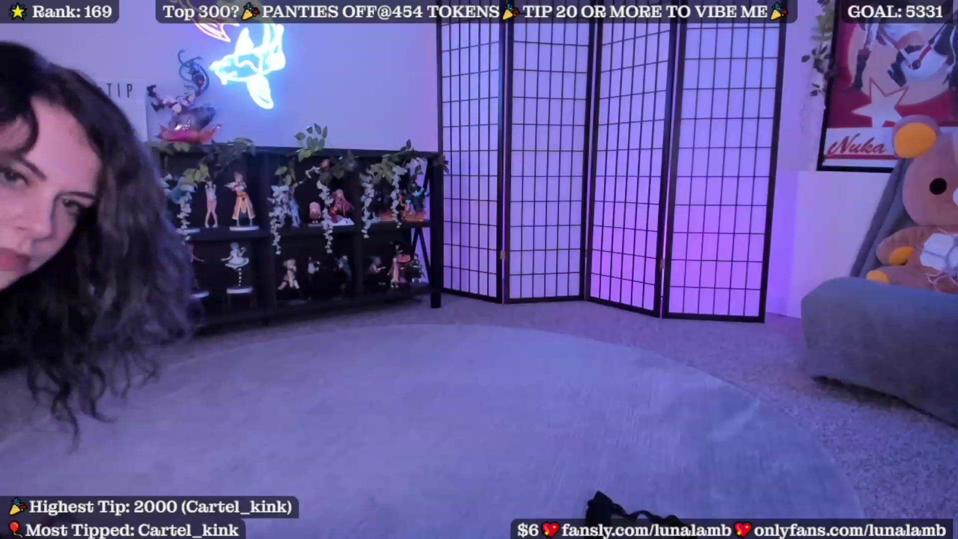 Gallery image thumbnail from LunaLamb's myfreecams stream on, 05/02/2023, 03:49 image 13 of 20