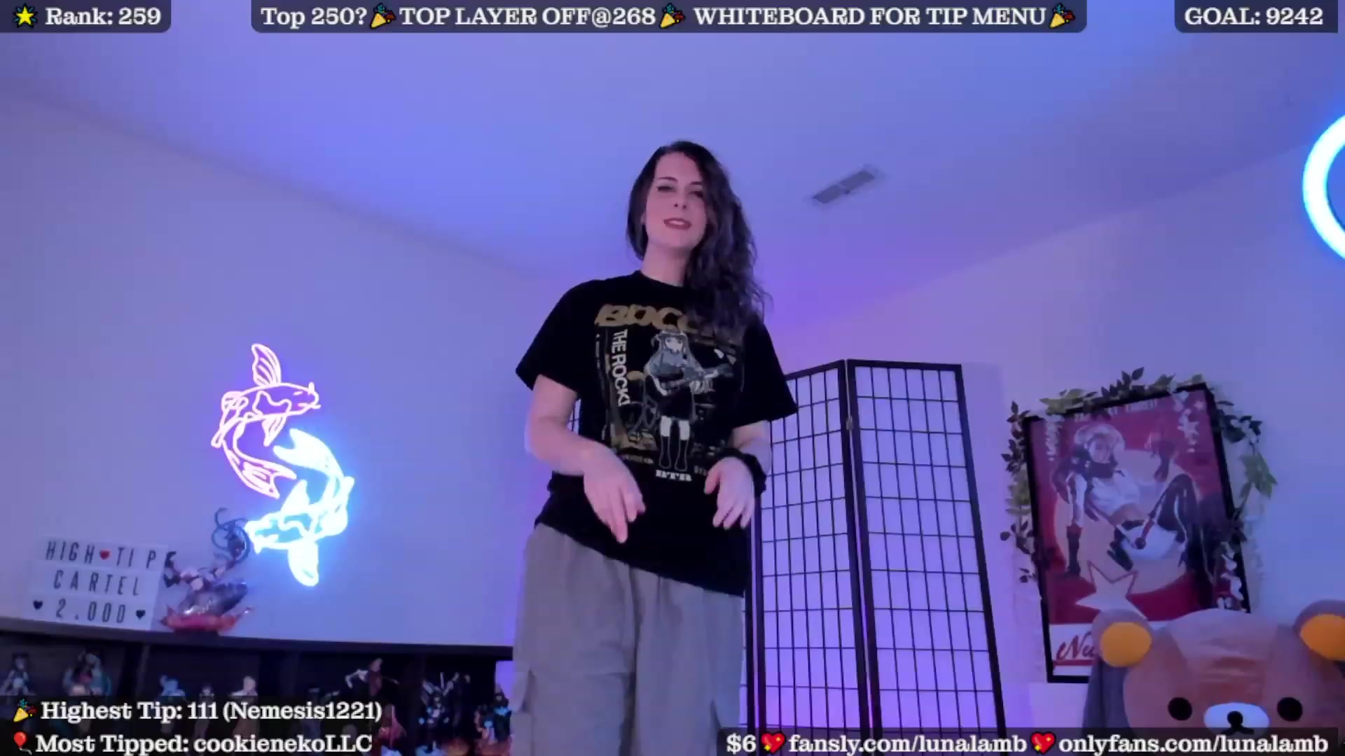 Gallery image thumbnail from LunaLamb's myfreecams stream on, 05/03/2023, 03:26 image 2 of 20