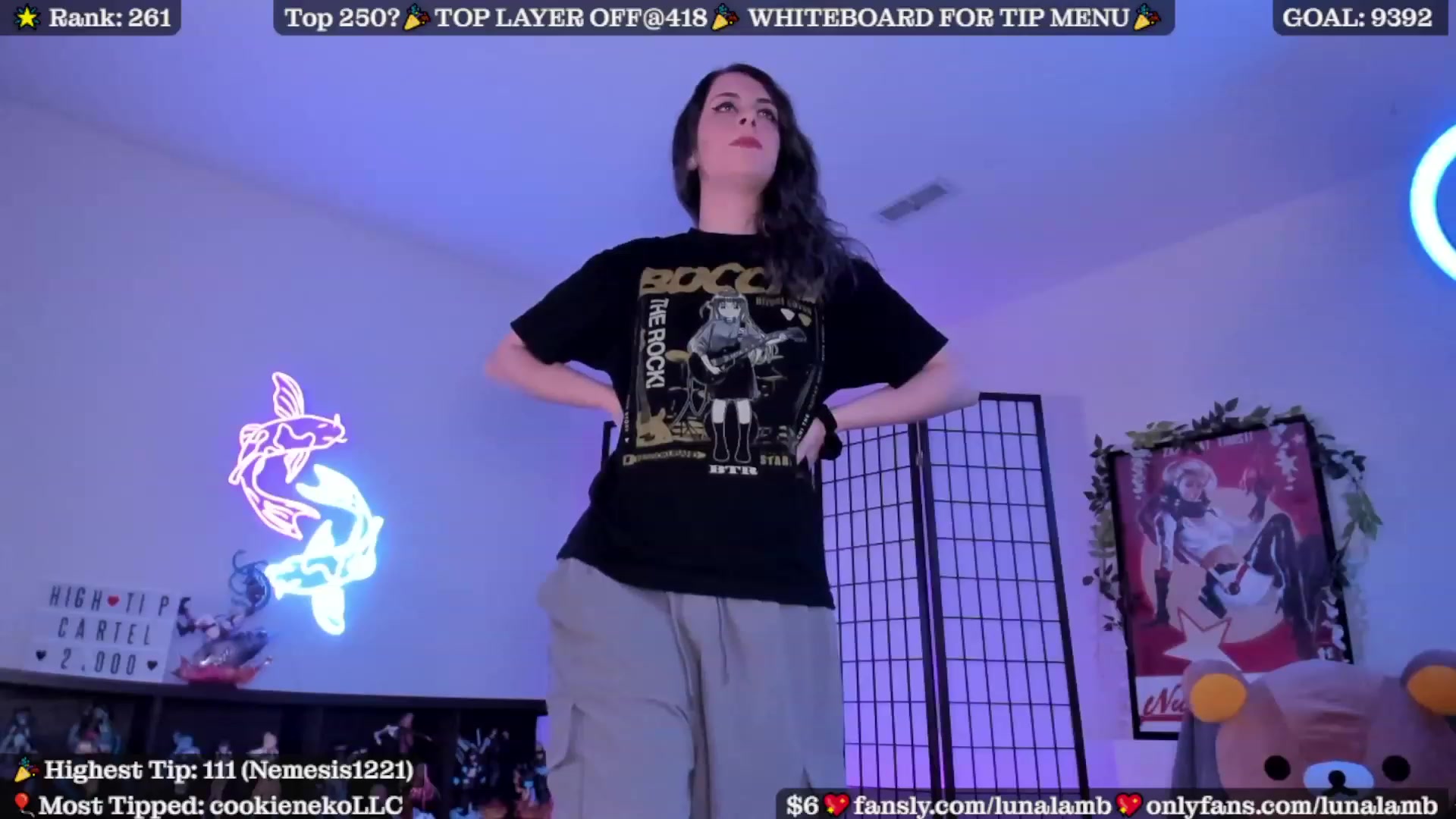 Gallery image thumbnail from LunaLamb's myfreecams stream on, 05/03/2023, 03:26 image 1 of 20