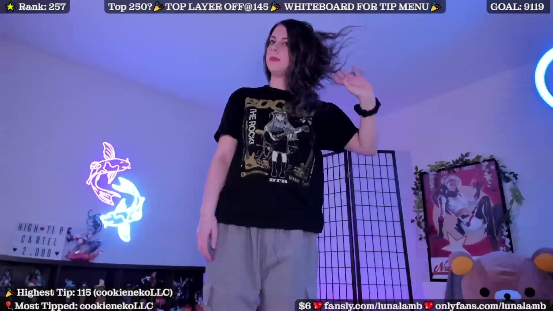 Gallery image thumbnail from LunaLamb's myfreecams stream on, 05/03/2023, 03:26 image 3 of 20