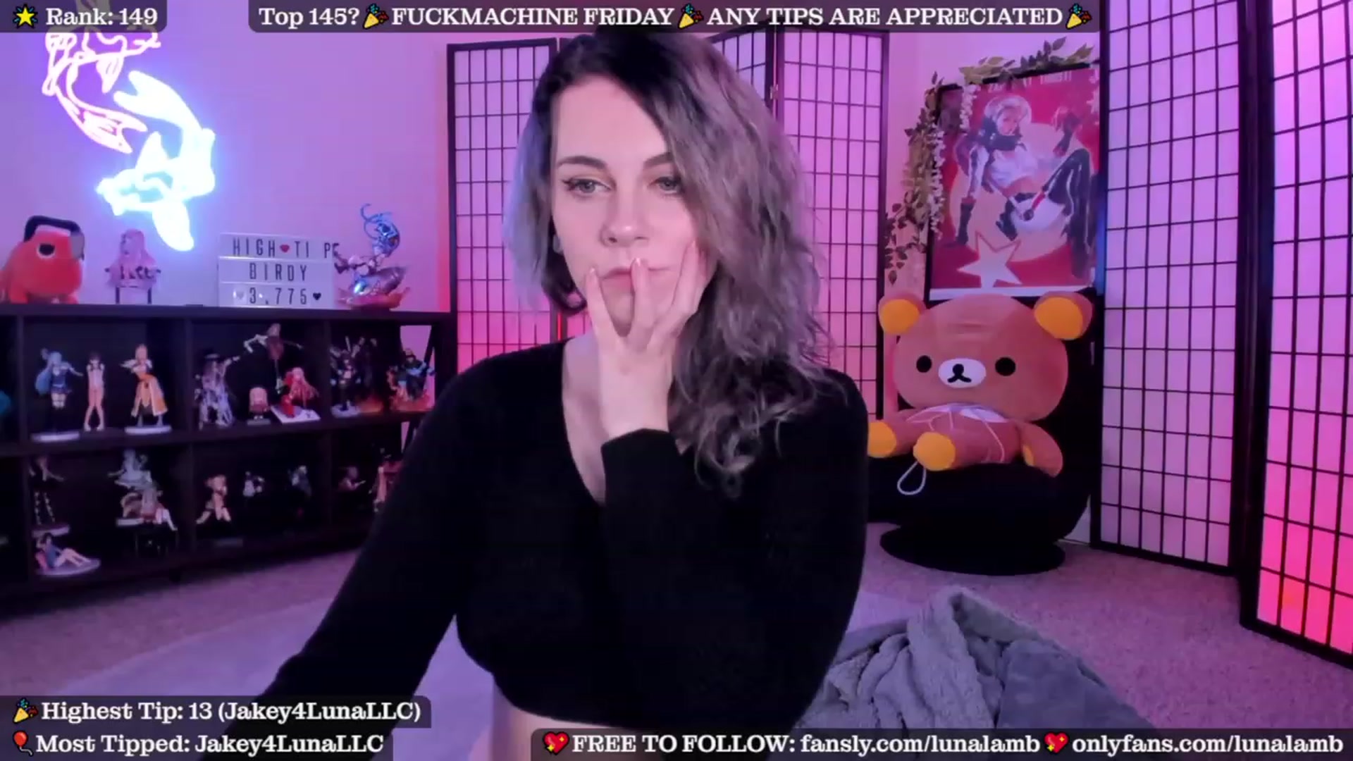 Gallery image thumbnail from LunaLamb's myfreecams stream on, 05/27/2023, 02:56 image 1 of 20