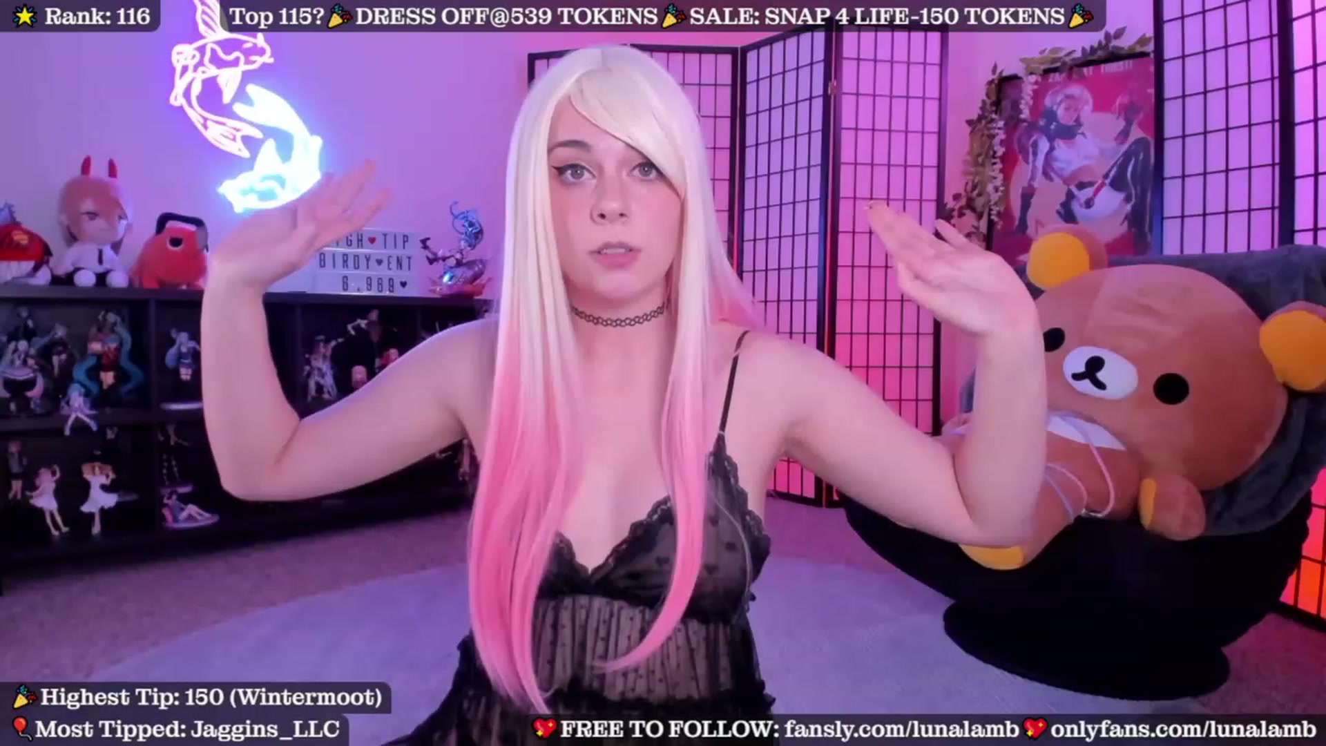 Gallery image thumbnail from LunaLamb's myfreecams stream on, 05/29/2023, 02:41 image 8 of 20