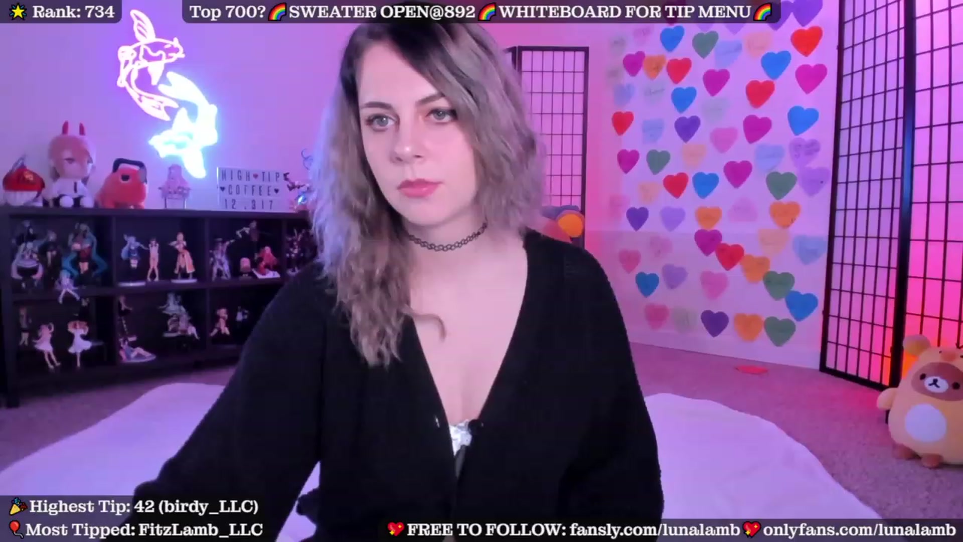 Gallery image thumbnail from LunaLamb's myfreecams stream on, 07/03/2023, 02:01 image 5 of 20