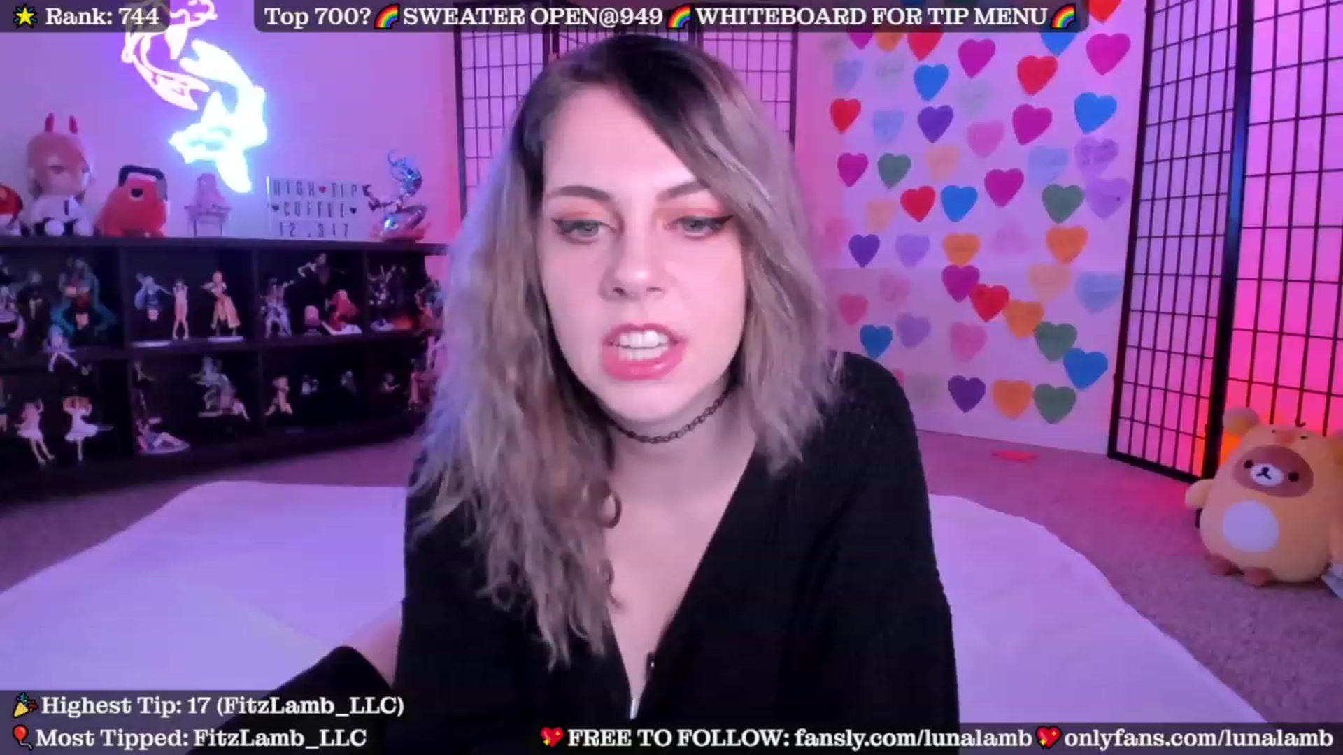 Gallery image thumbnail from LunaLamb's myfreecams stream on, 07/03/2023, 02:01 image 1 of 20