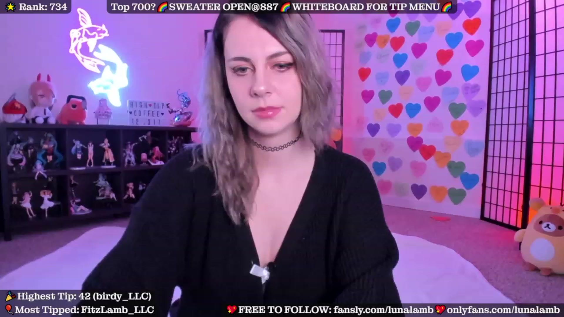 Gallery image thumbnail from LunaLamb's myfreecams stream on, 07/03/2023, 02:01 image 6 of 20