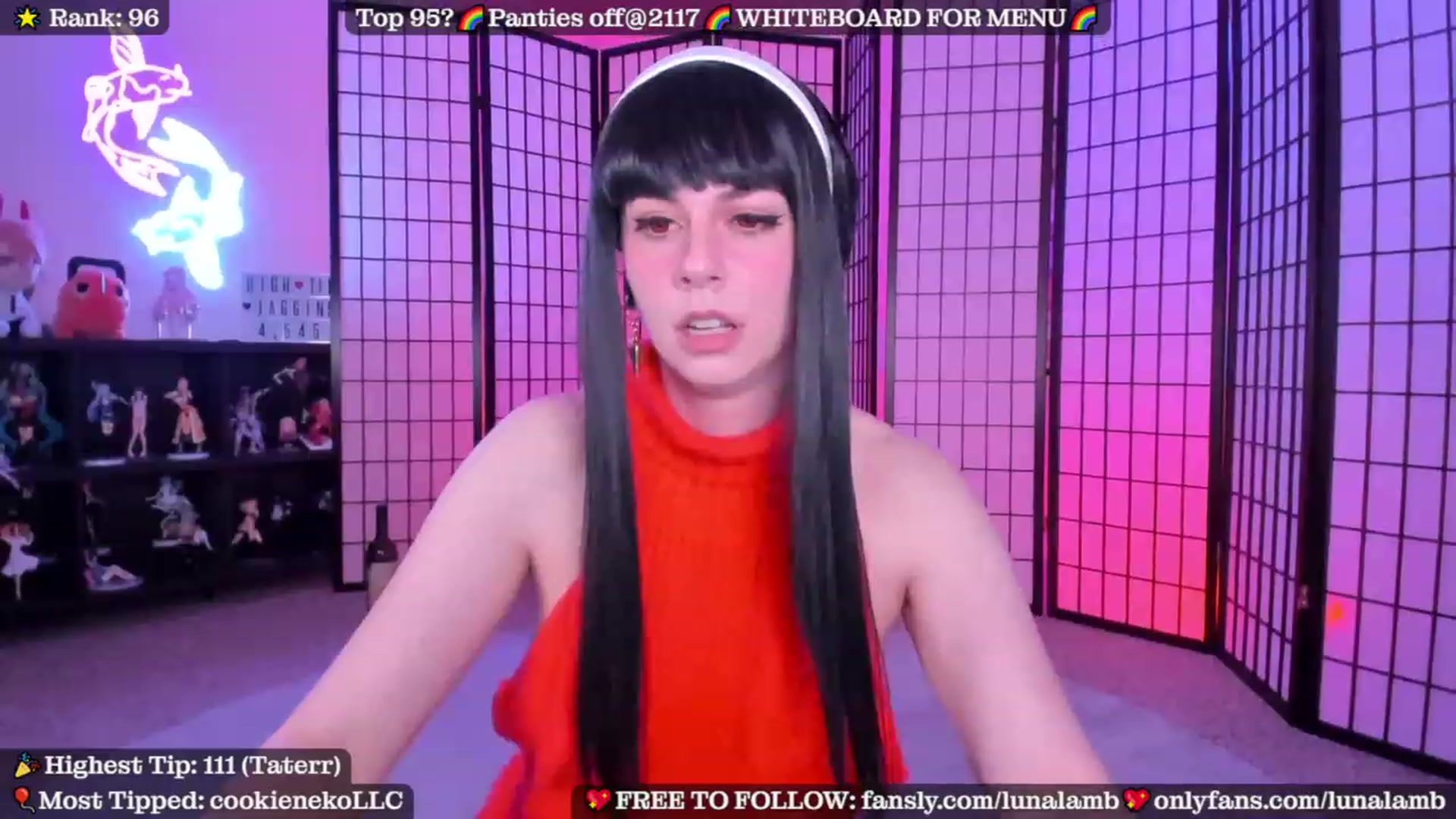 Gallery image thumbnail from LunaLamb's myfreecams stream on, 07/09/2023, 05:05 image 2 of 20