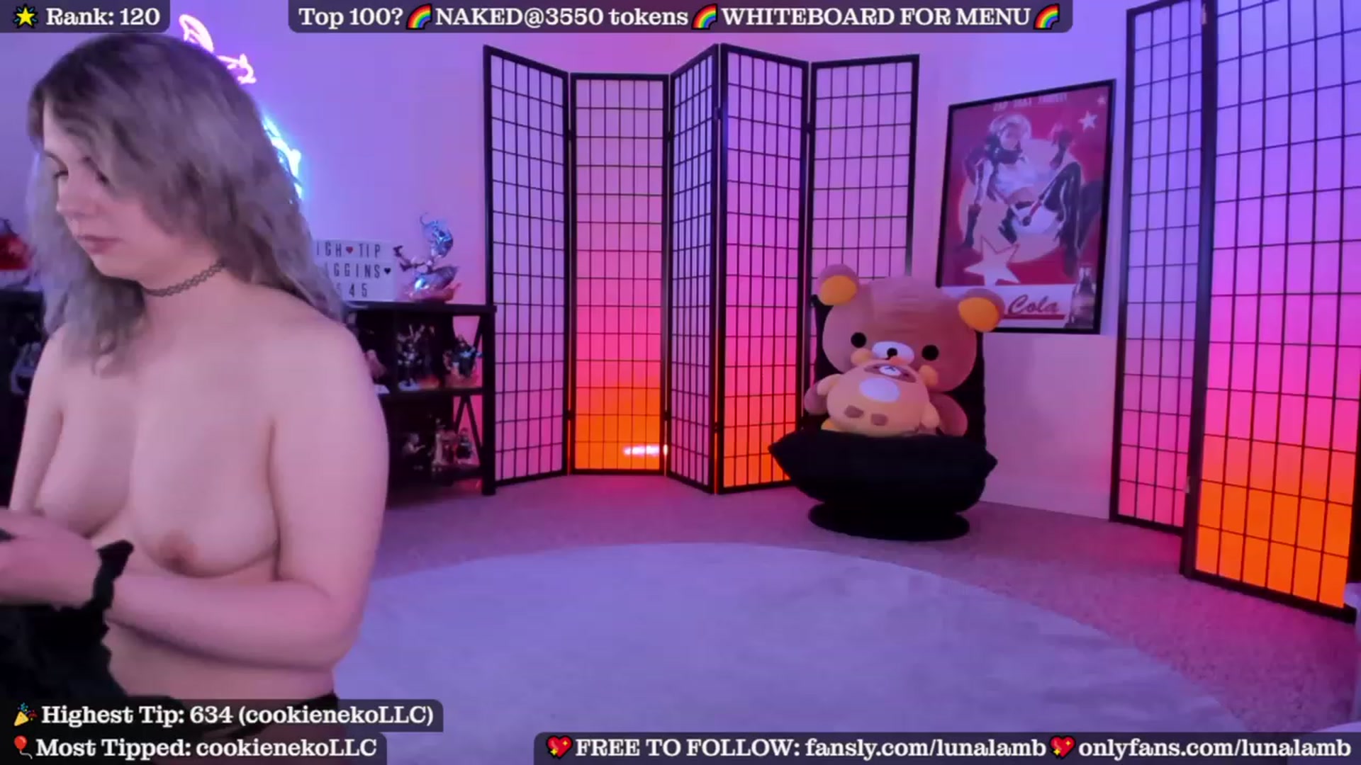 Gallery image thumbnail from LunaLamb's myfreecams stream on, 07/14/2023, 03:42 image 11 of 20