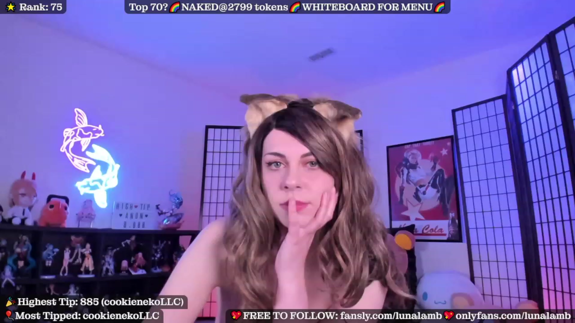 Gallery image thumbnail from LunaLamb's myfreecams stream on, 08/01/2023, 04:11 image 7 of 20