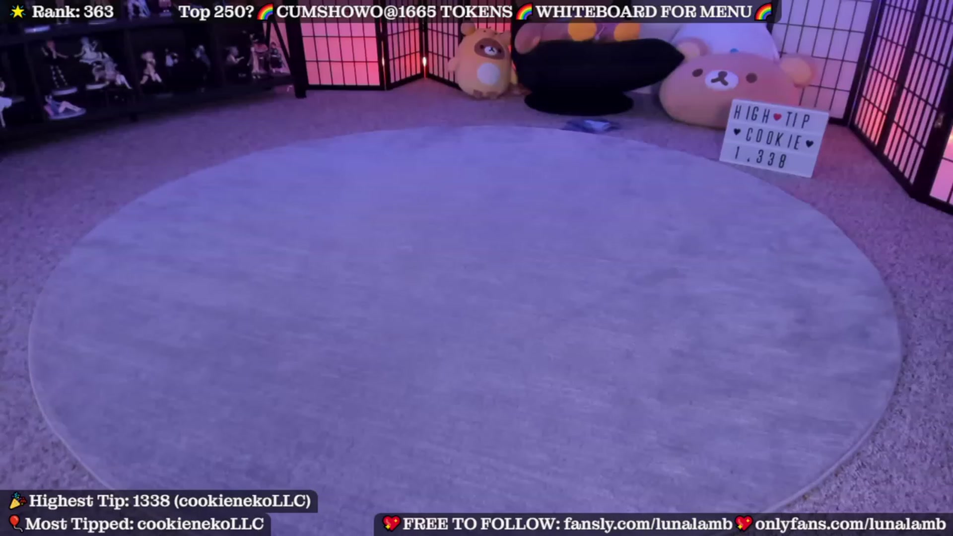 Gallery image thumbnail from LunaLamb's myfreecams stream on, 08/03/2023, 04:55 image 17 of 20