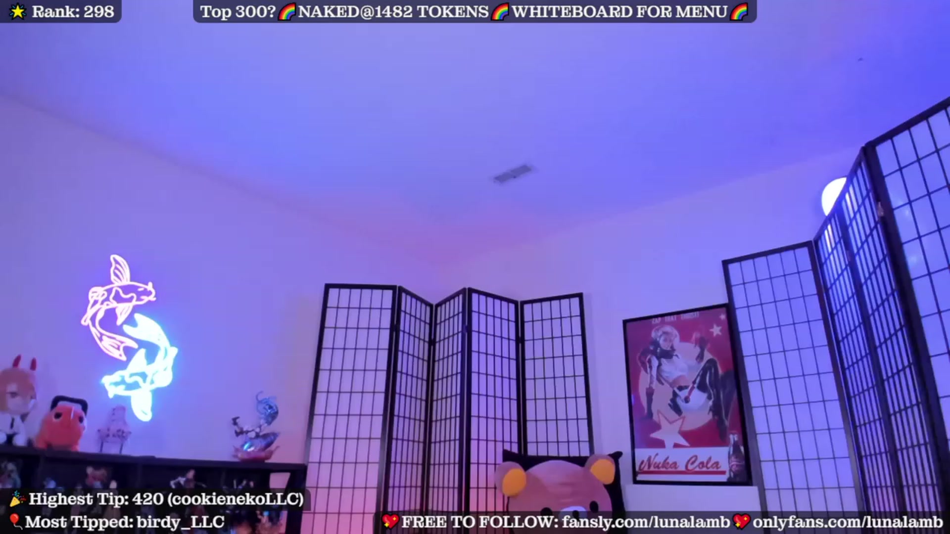 Gallery image thumbnail from LunaLamb's myfreecams stream on, 08/04/2023, 03:39 image 5 of 20