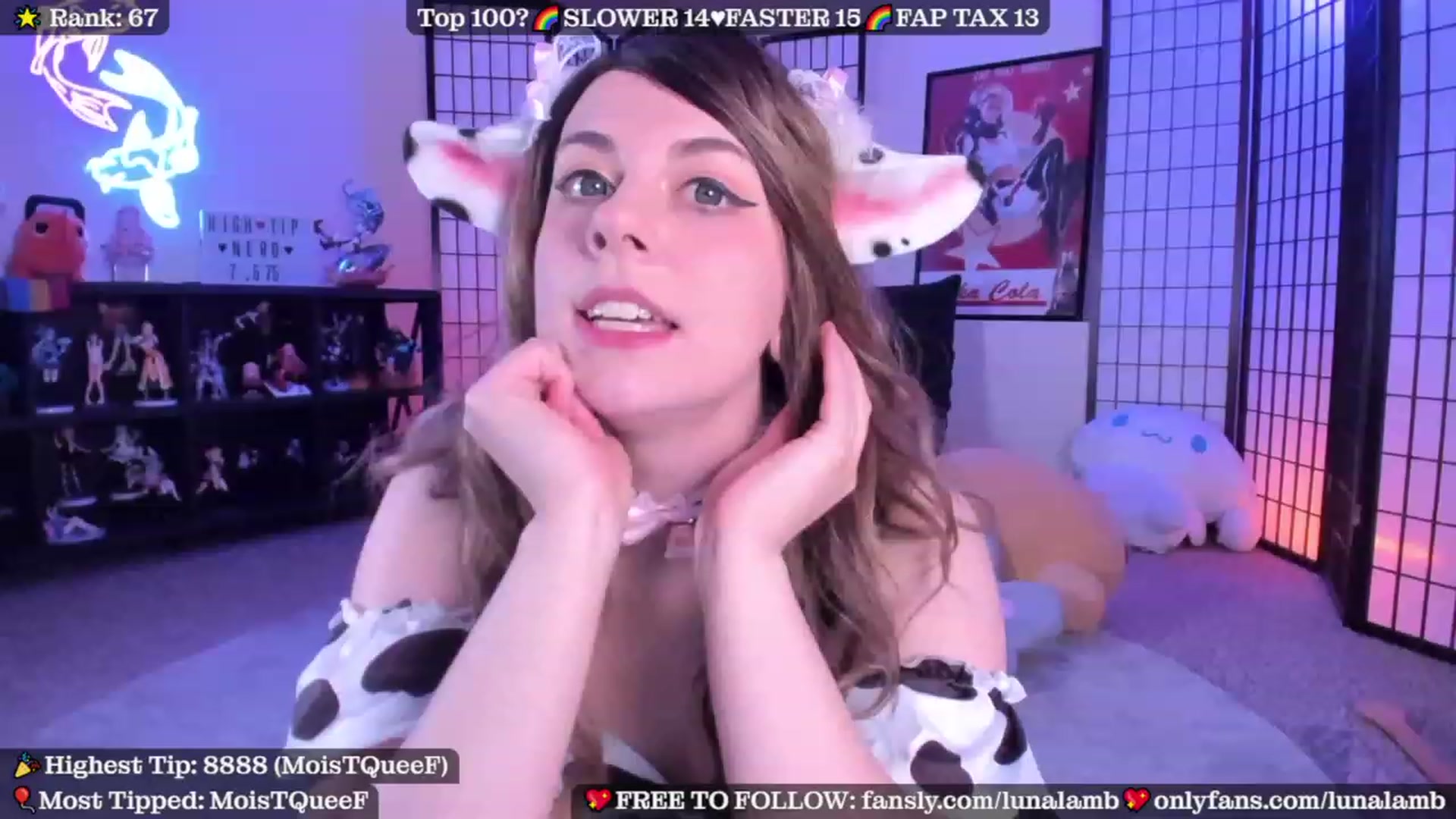 Gallery image thumbnail from LunaLamb's myfreecams stream on, 08/09/2023, 05:10 image 18 of 20
