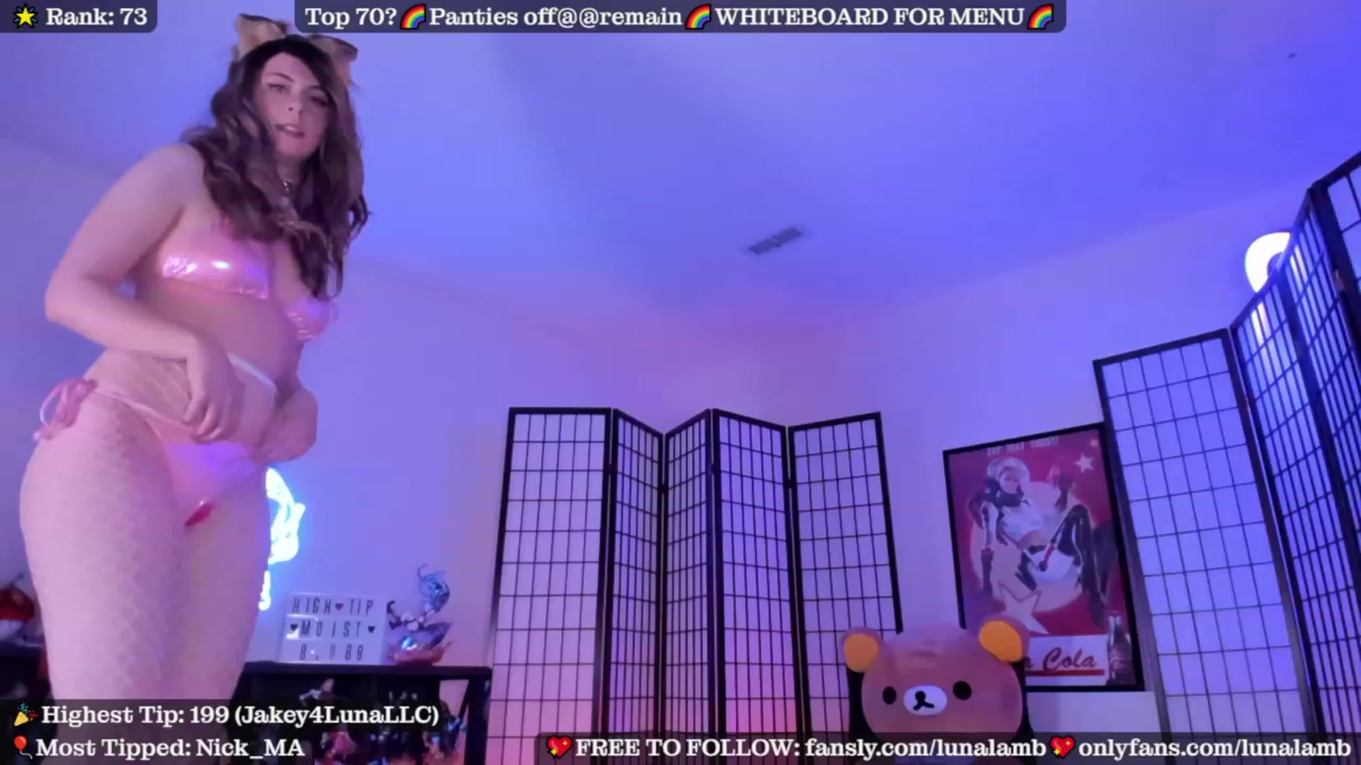 Gallery image thumbnail from LunaLamb's myfreecams stream on, 08/20/2023, 03:23 image 1 of 20