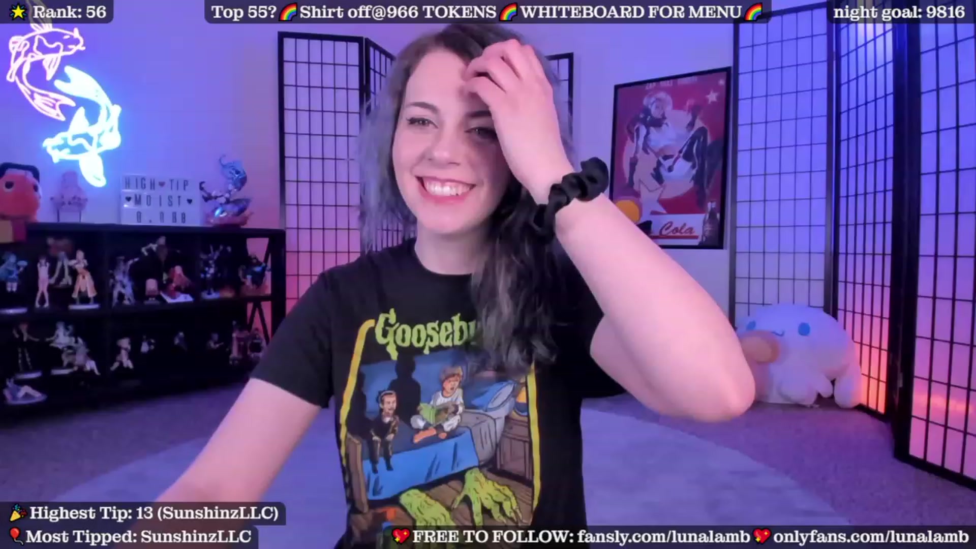 Gallery image thumbnail from LunaLamb's myfreecams stream on, 08/30/2023, 03:55 image 2 of 20