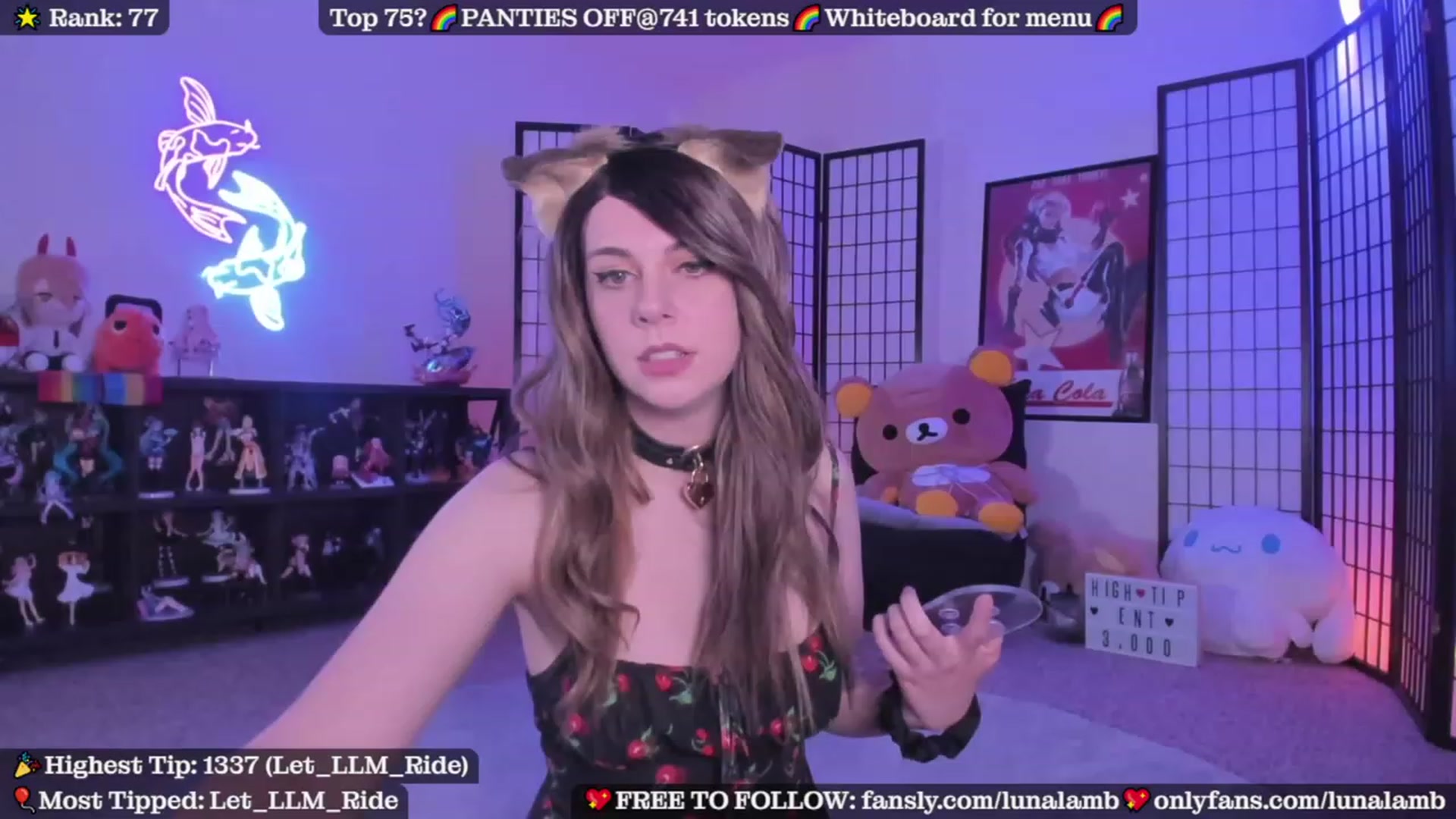 Gallery image thumbnail from LunaLamb's myfreecams stream on, 09/07/2023, 05:07 image 3 of 20
