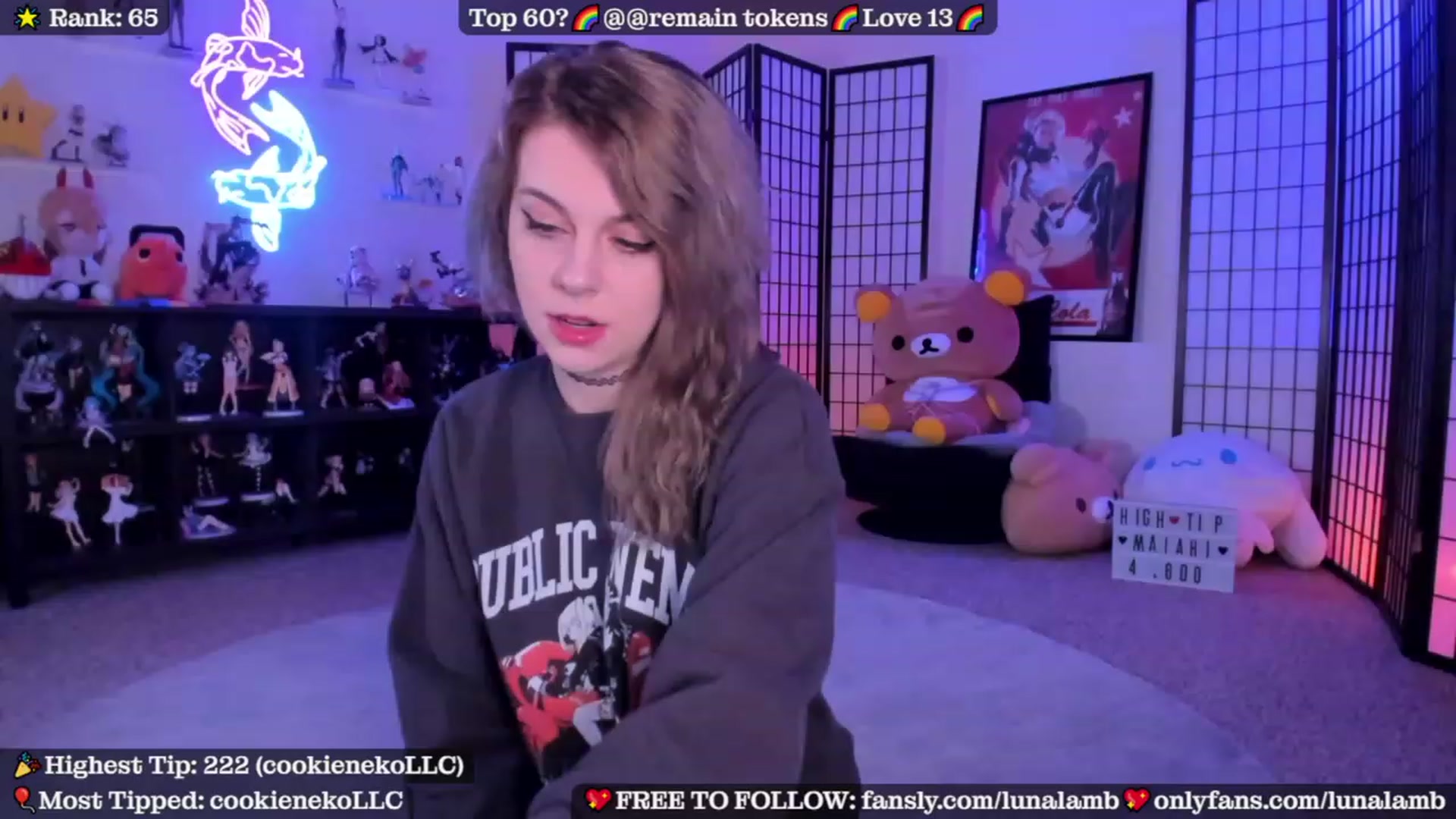 Gallery image thumbnail from LunaLamb's myfreecams stream on, 09/19/2023, 07:12 image 4 of 20